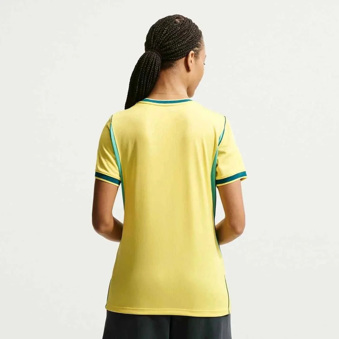 Nike 2026 Brazil Women's Stadium Home Soccer Jersey 4