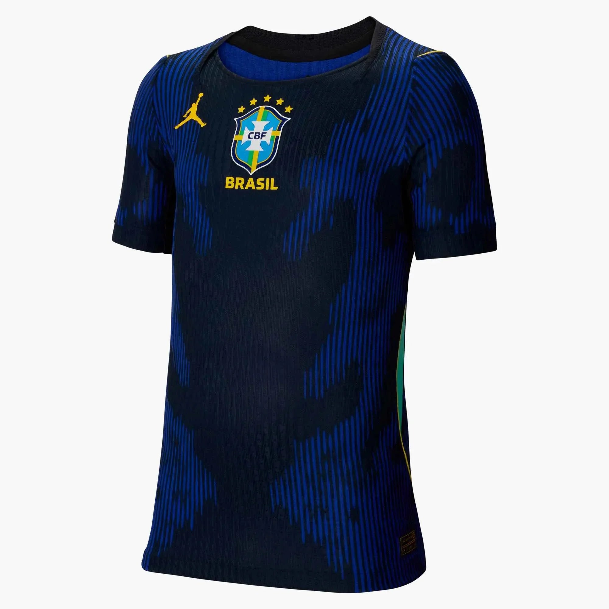 Nike 2026 Brazil Youth Authentic Away Soccer Jersey 1