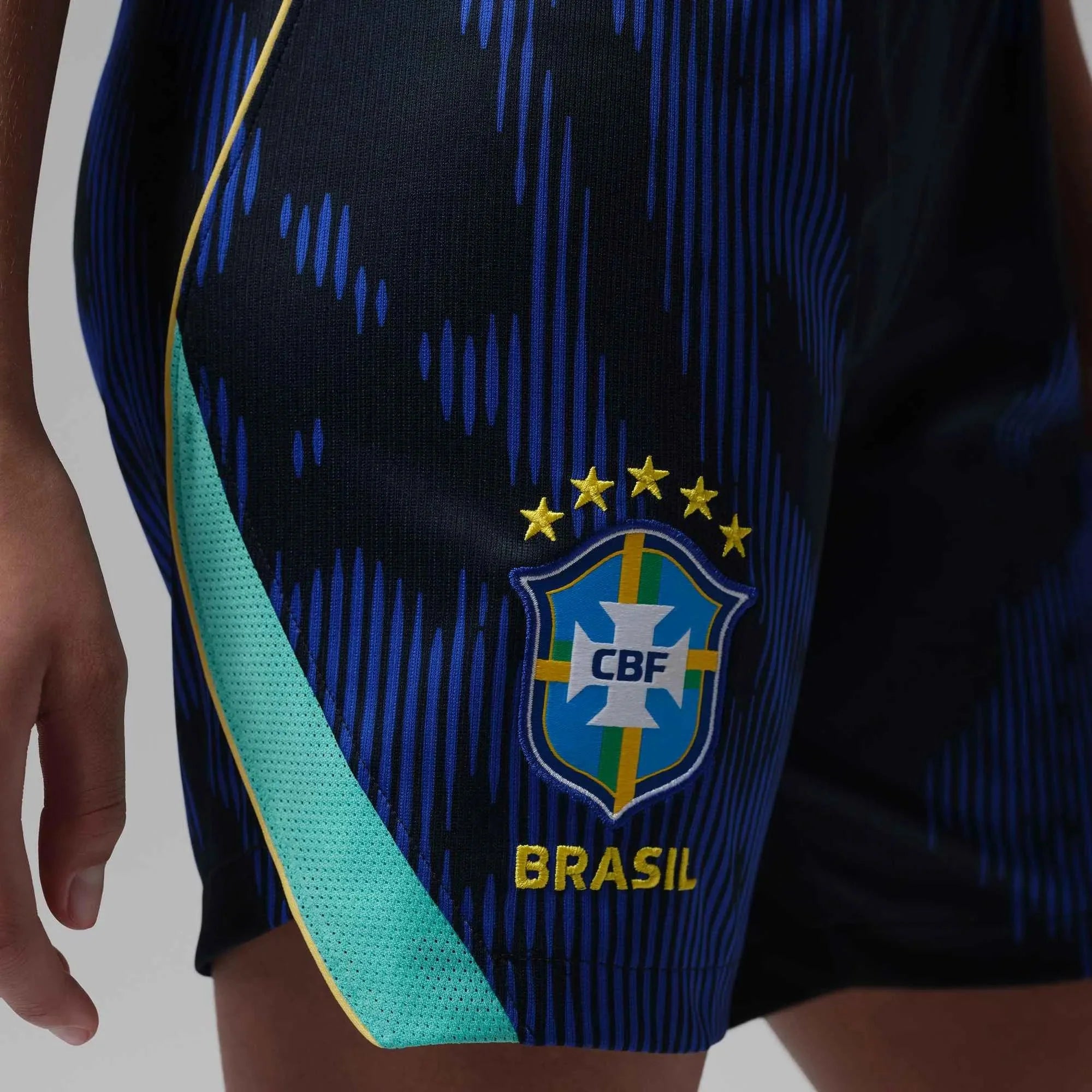 Nike 2026 Brazil Youth Stadium Away Shorts 6
