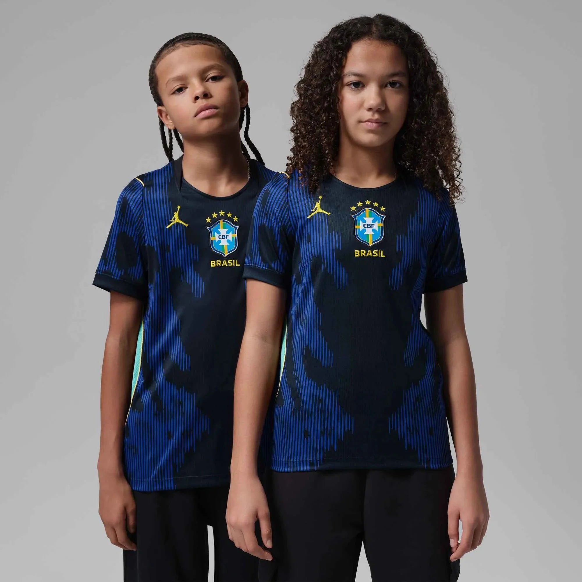 Nike 2026 Brazil Youth Stadium Away Soccer Jersey 3