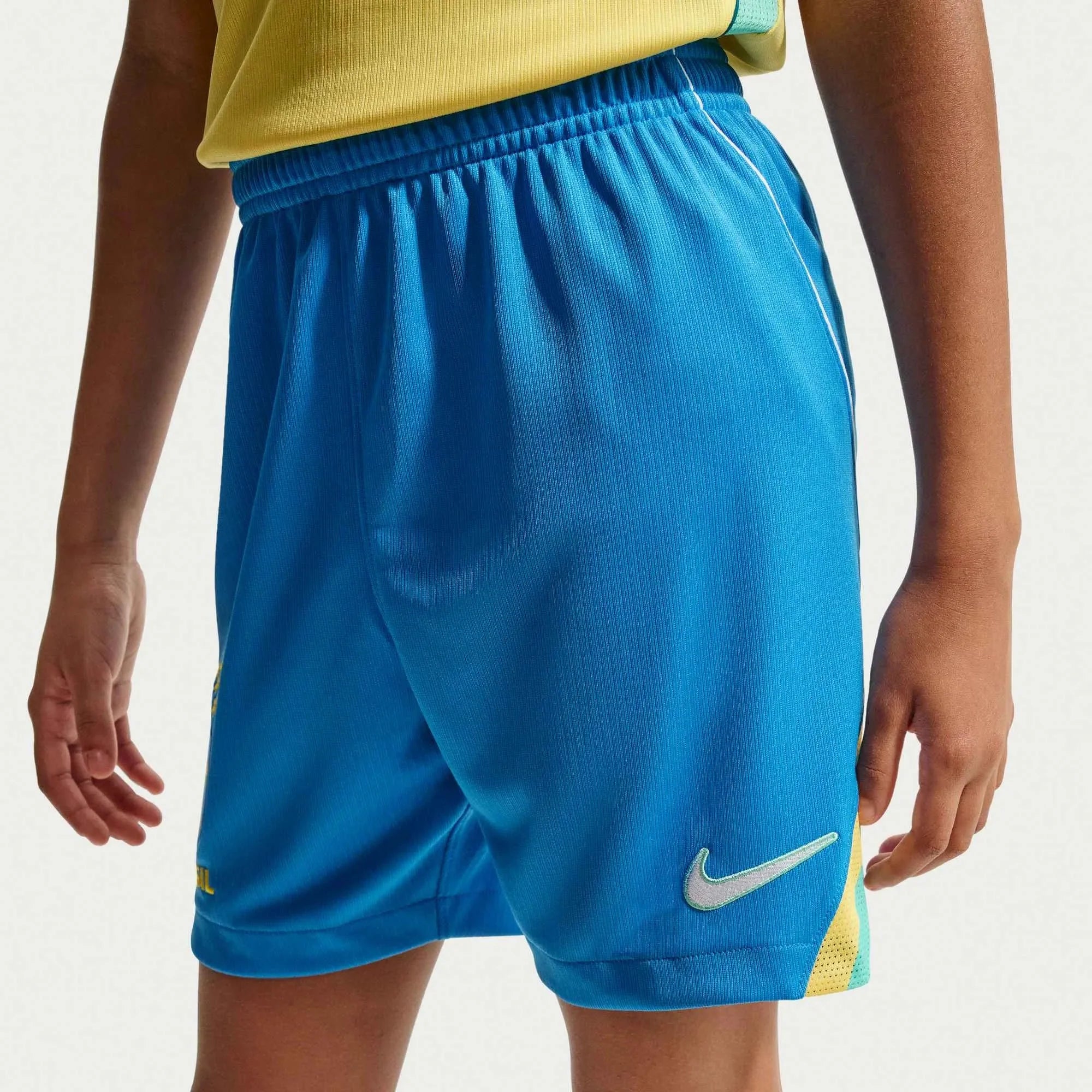 Nike 2026 Brazil Youth Stadium Home Shorts 4