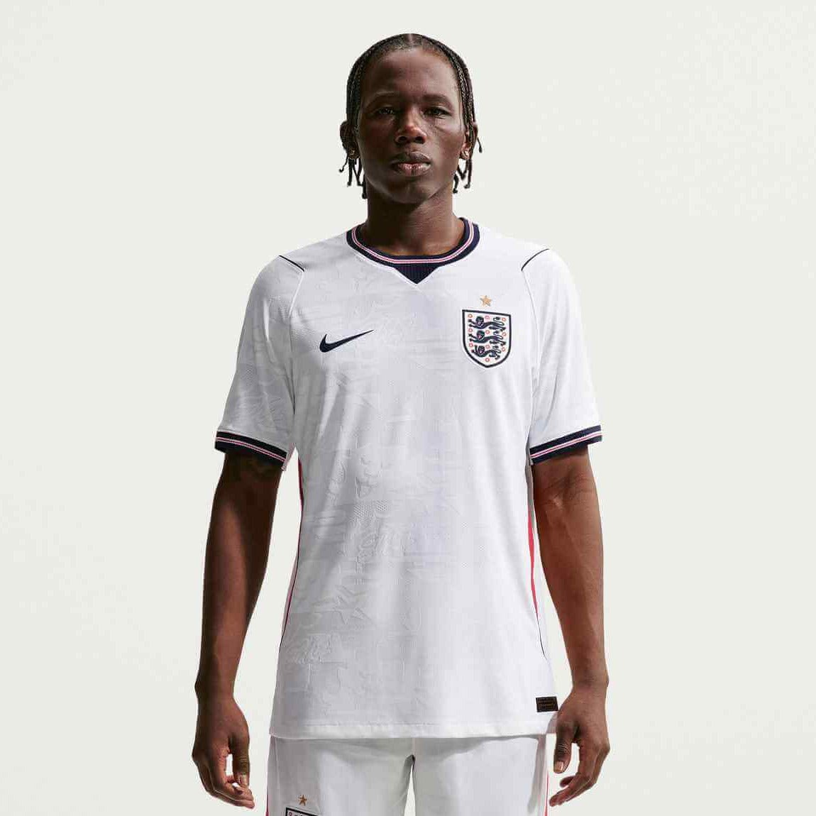 Nike 2026 England Men's Authentic Home Soccer Jersey 4