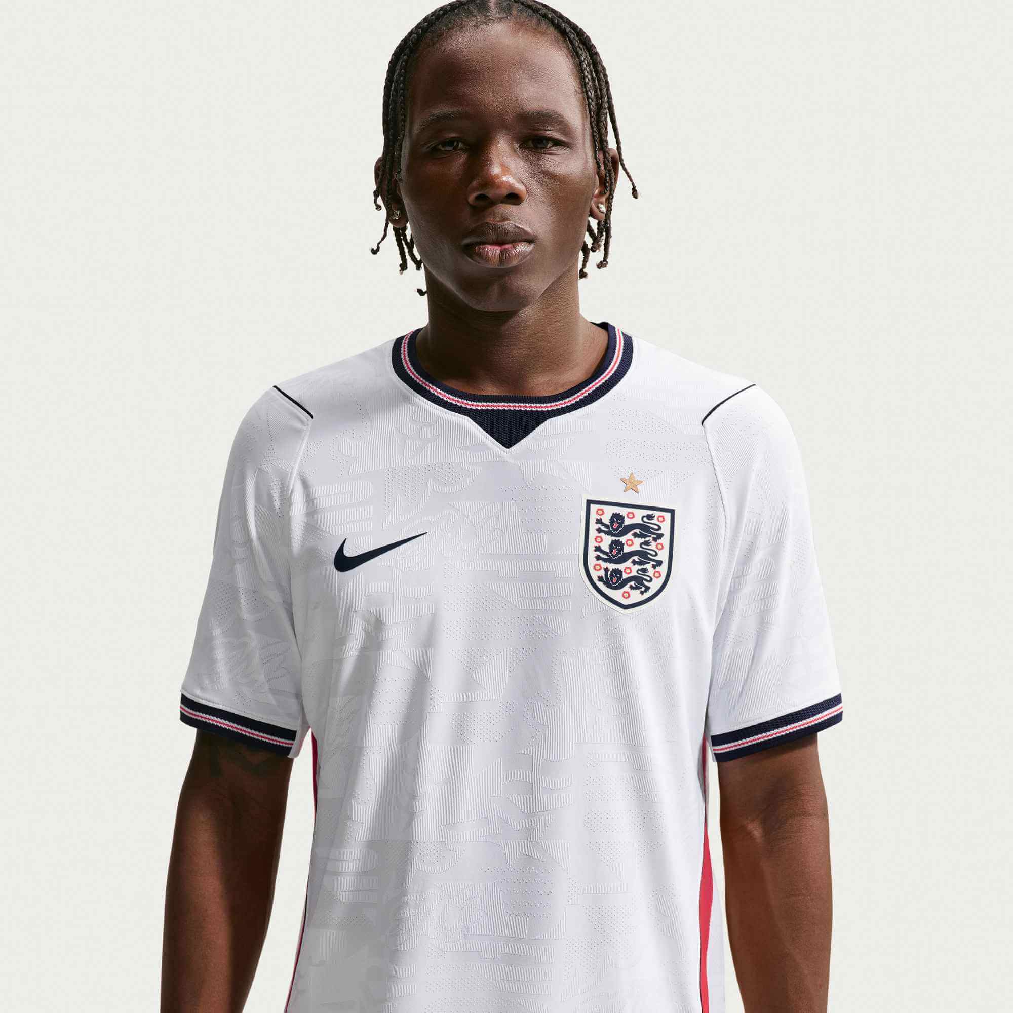 Nike 2026 England Men's Authentic Home Soccer Jersey 7