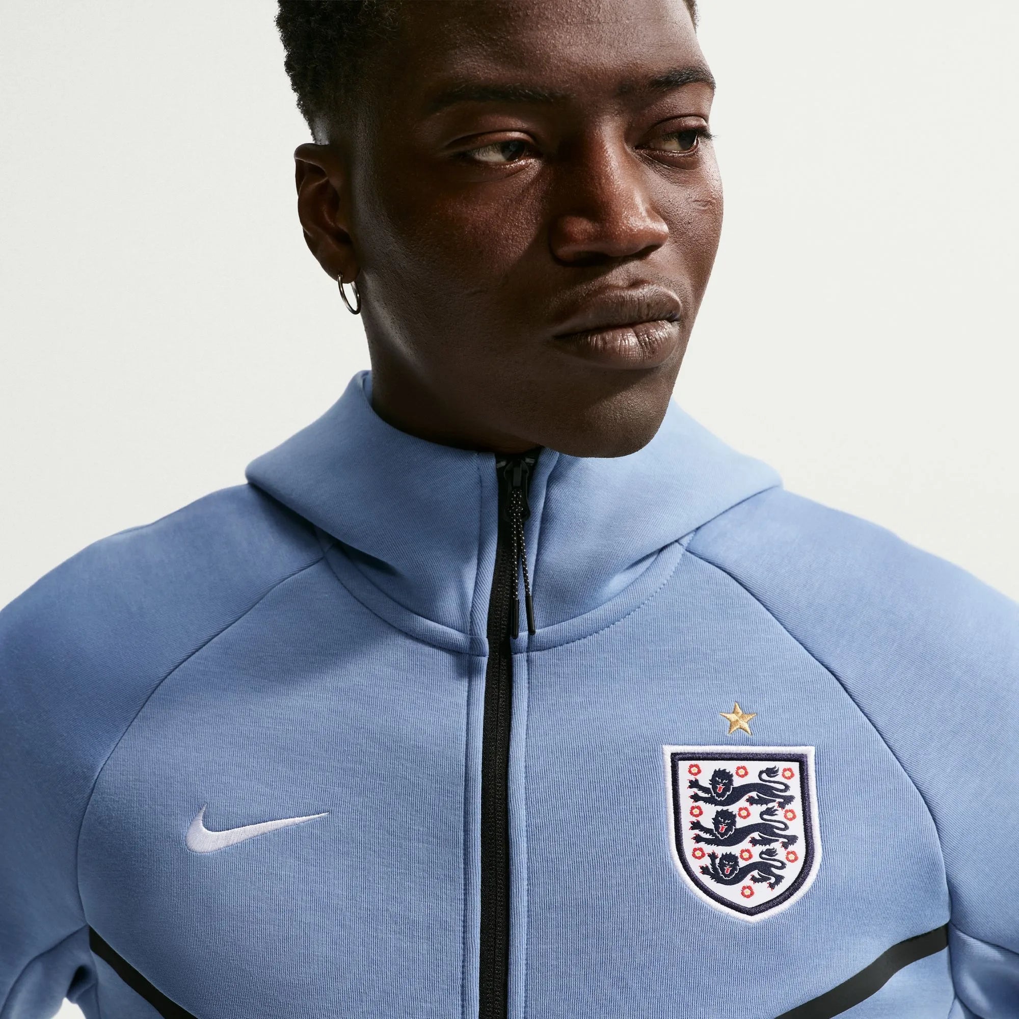 Nike 2026 England Men's Full-Zip Tech Fleece Hoodie 4