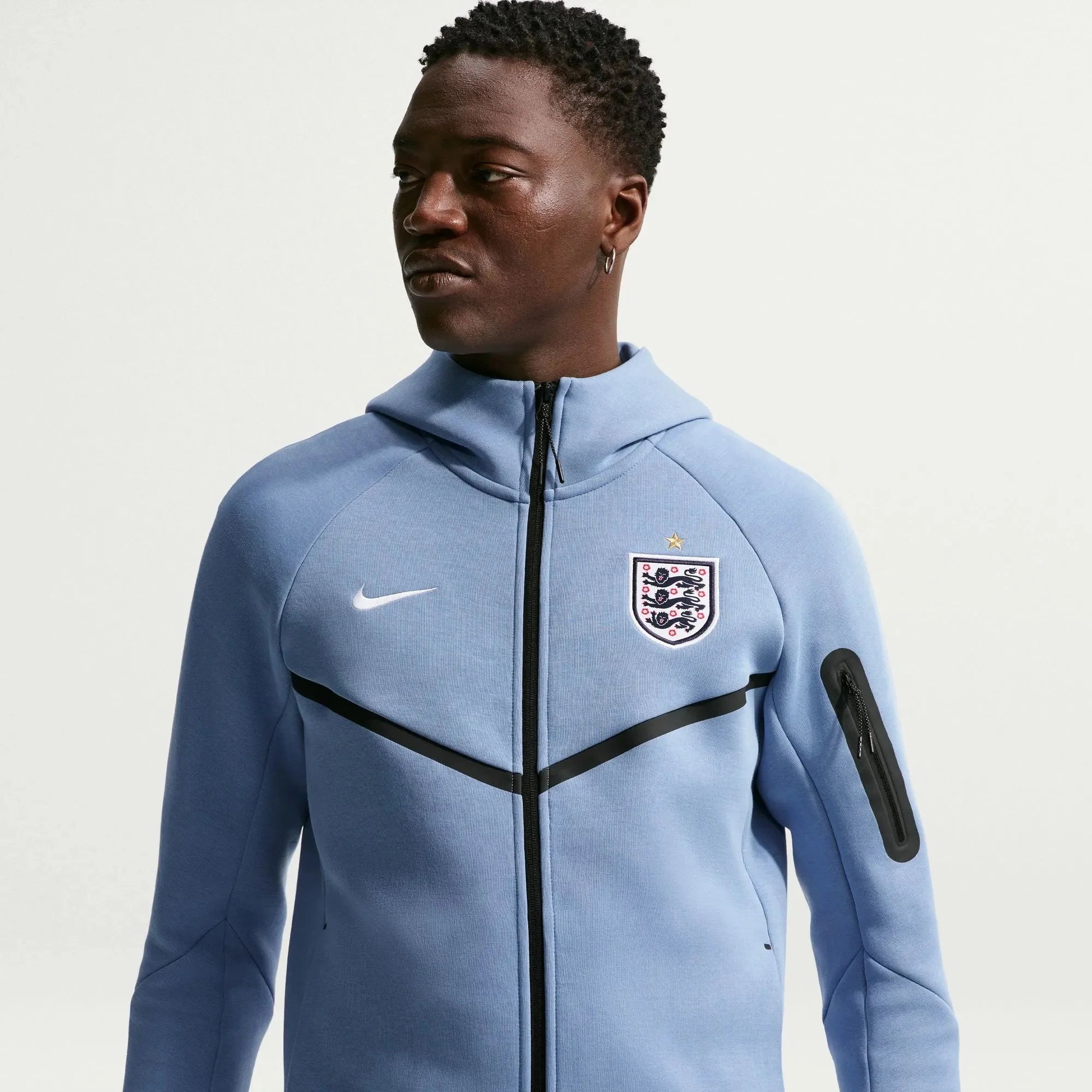 Nike 2026 England Men's Full-Zip Tech Fleece Hoodie 3