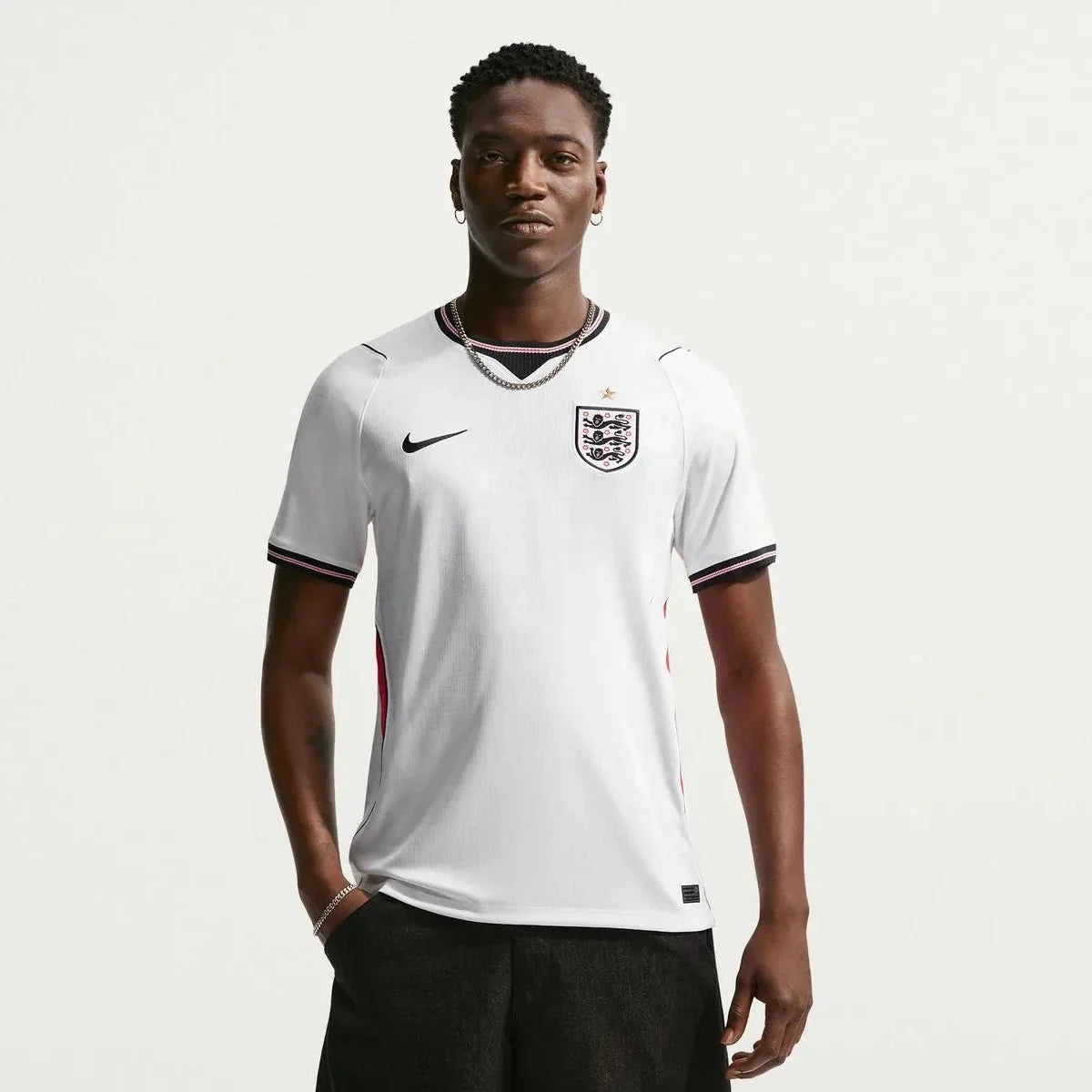 Nike 2026 England Men's Stadium Home Soccer Jersey 3