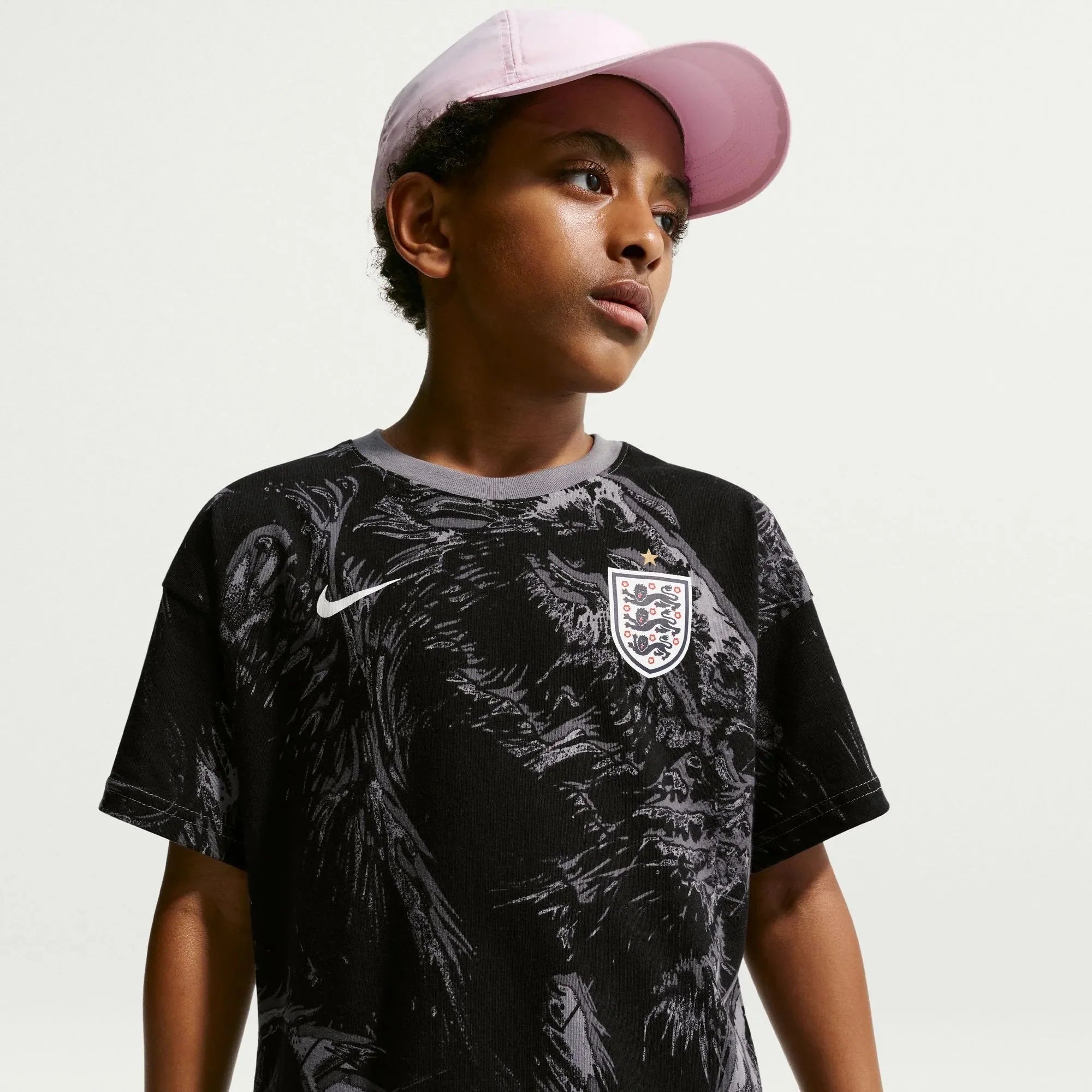 Nike 2026 England Youth All Over Print Tee 3
