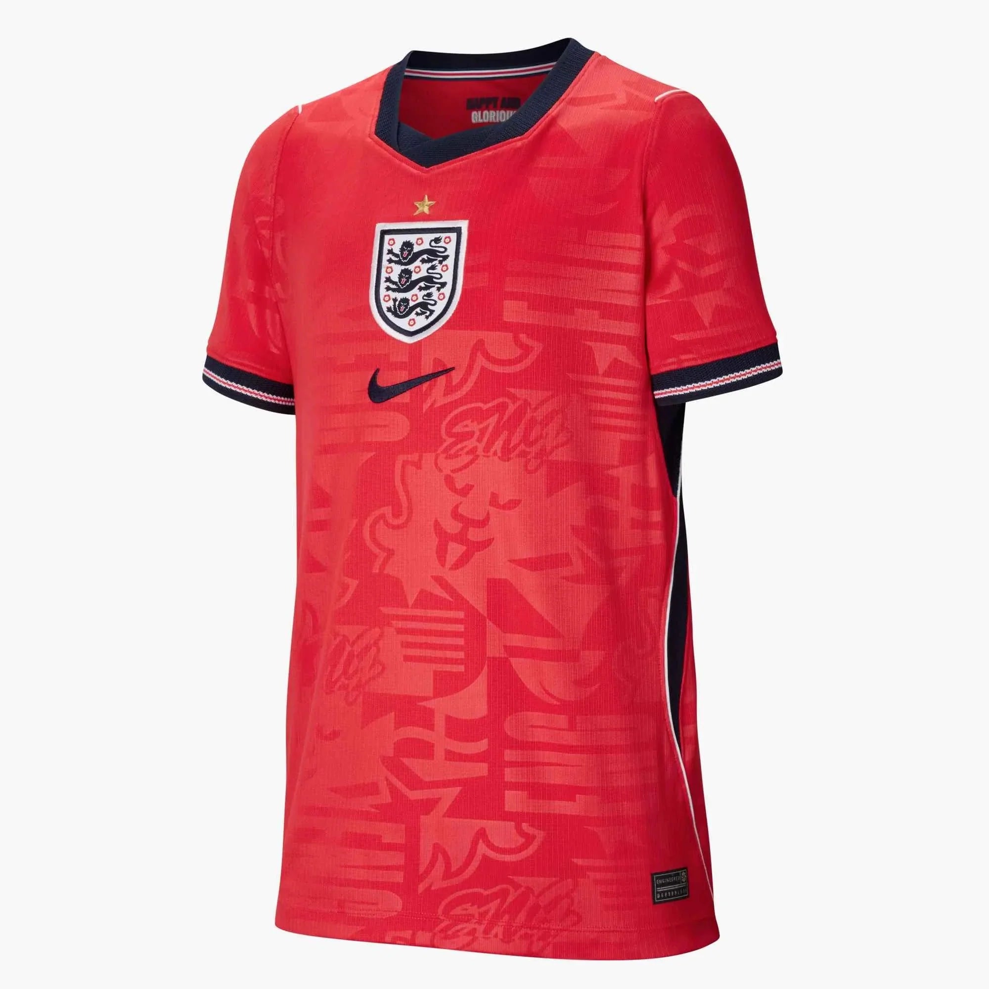 Nike 2026 England Youth Stadium Away Soccer Jersey 1