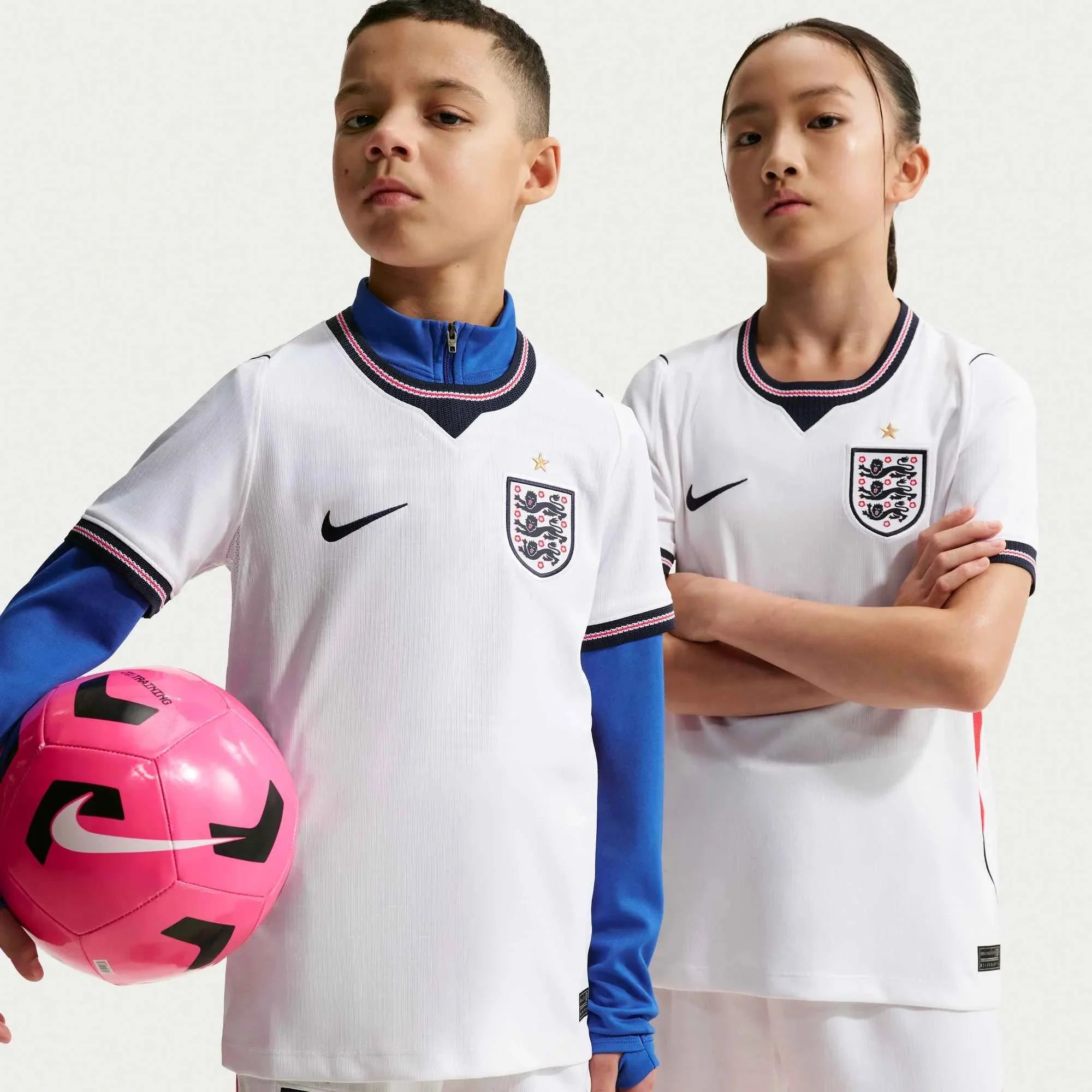 Nike 2026 England Youth Stadium Home Soccer Jersey 4