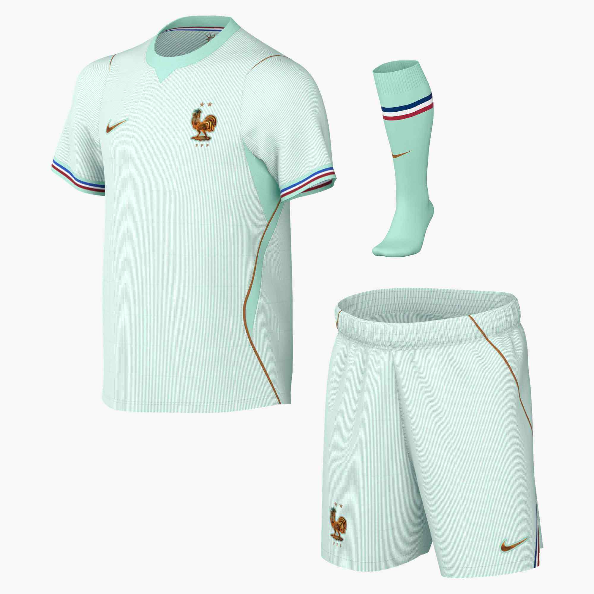 Nike 2026 France Little Kids Stadium Away Kit 1