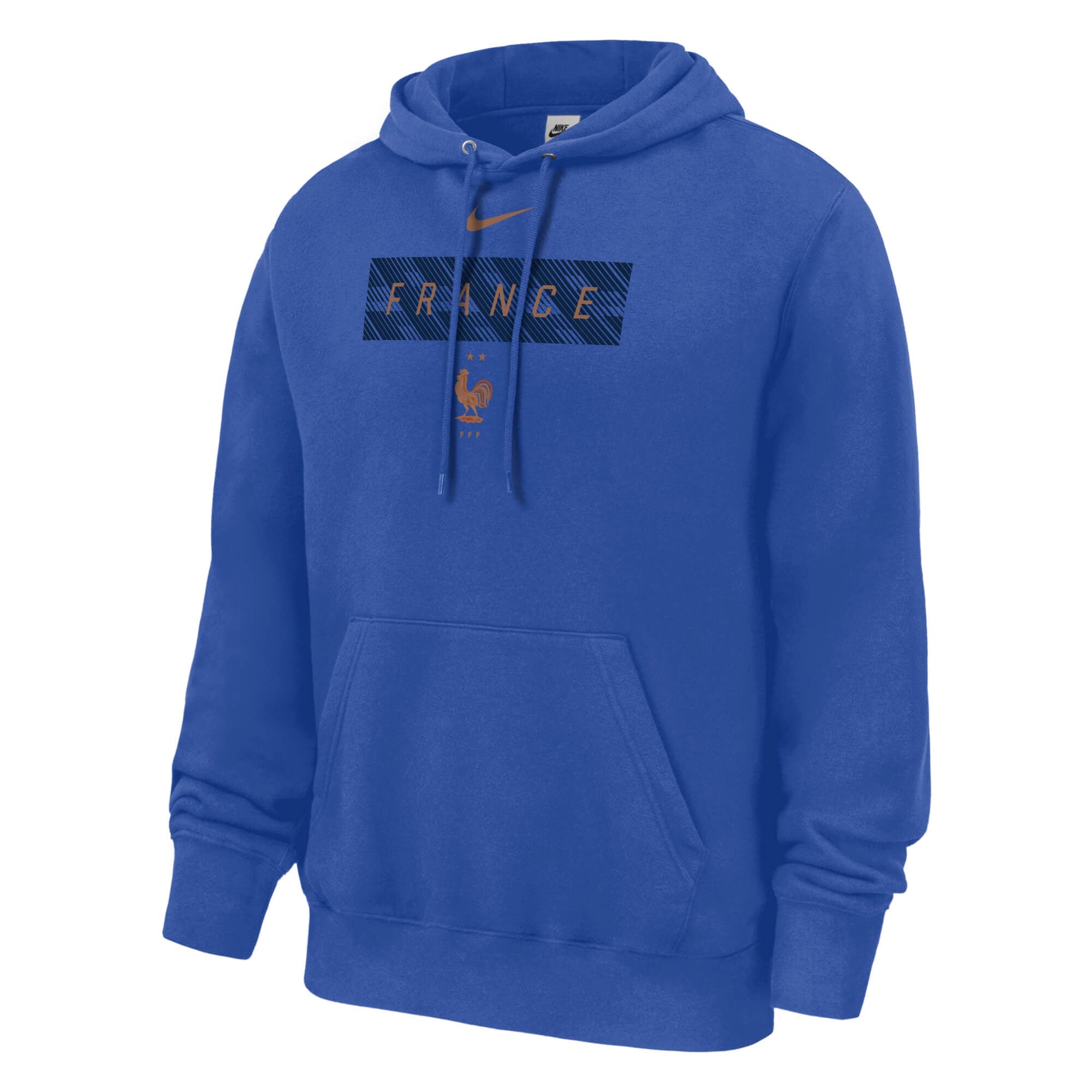 Nike 2026 France Men's Club Fleece Pullover Hoodie 1