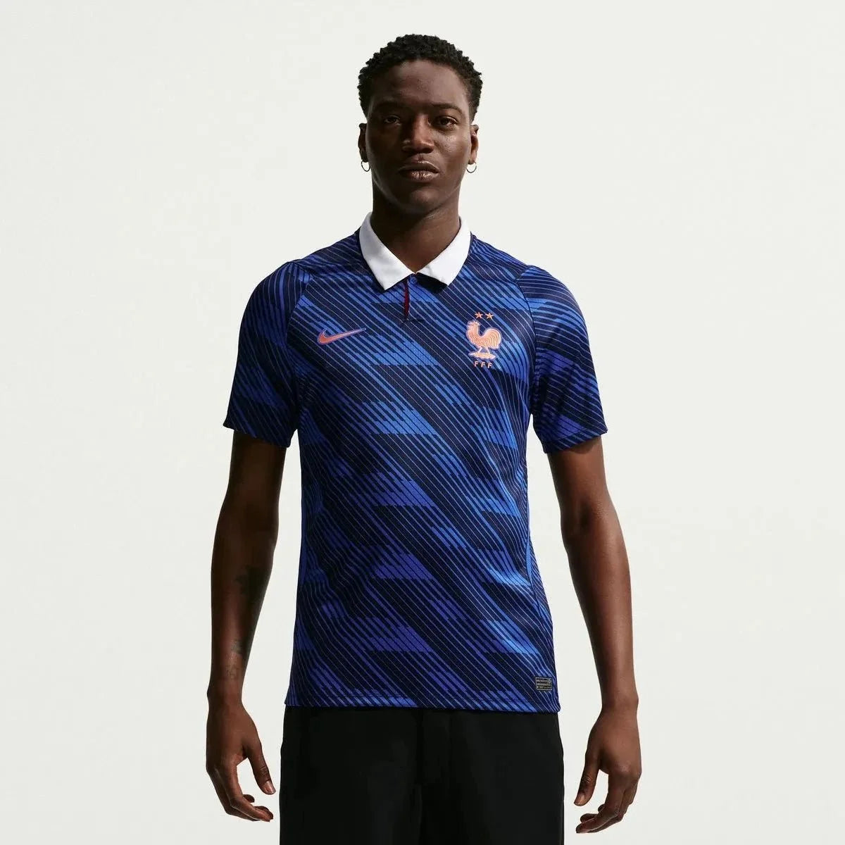 Nike 2026 France Men's Stadium Home Soccer Jersey 3