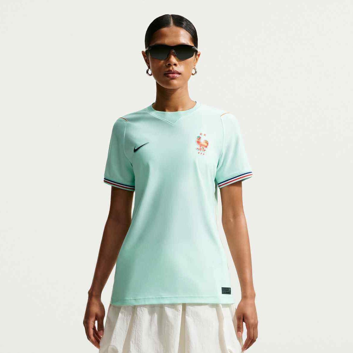 Nike 2026 France Women's Stadium Away Soccer Jersey 3