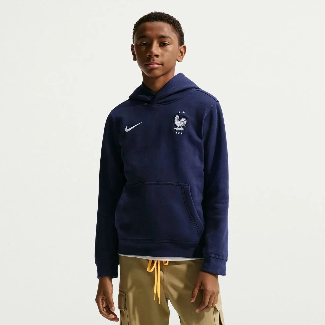 Nike 2026 France Youth Club Pullover Hoodie 1