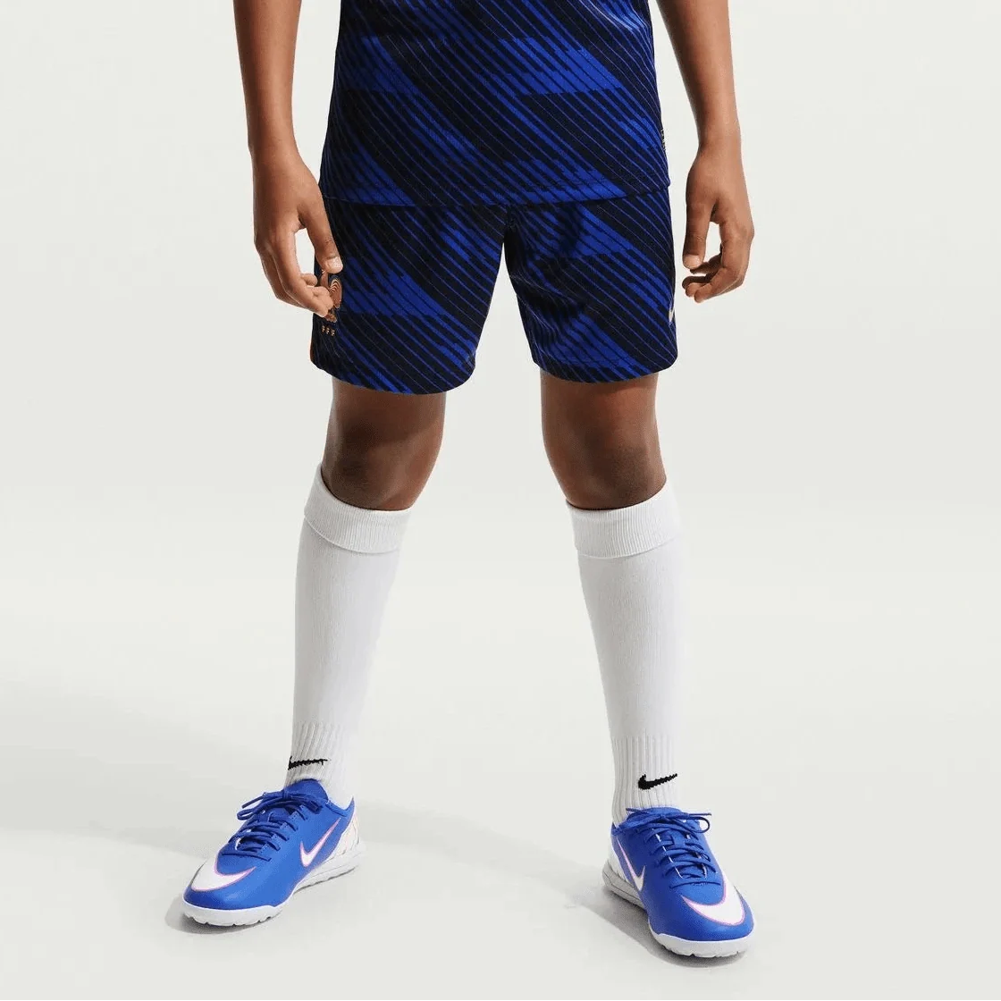 Nike 2026 France Youth Stadium Home Shorts 1
