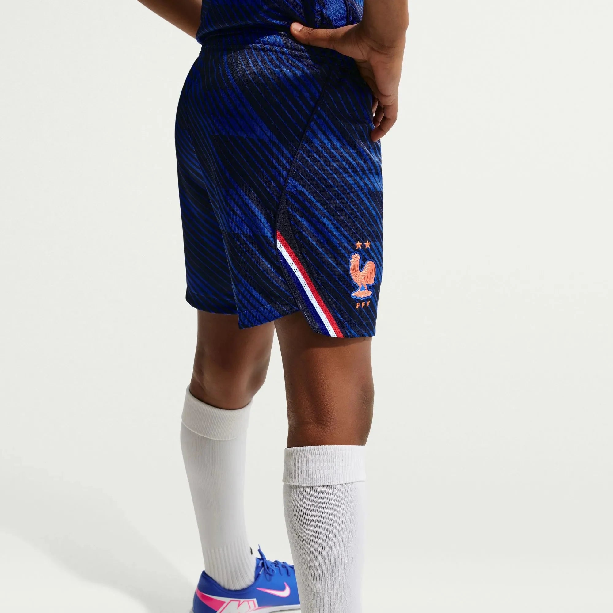 Nike 2026 France Youth Stadium Home Shorts 5