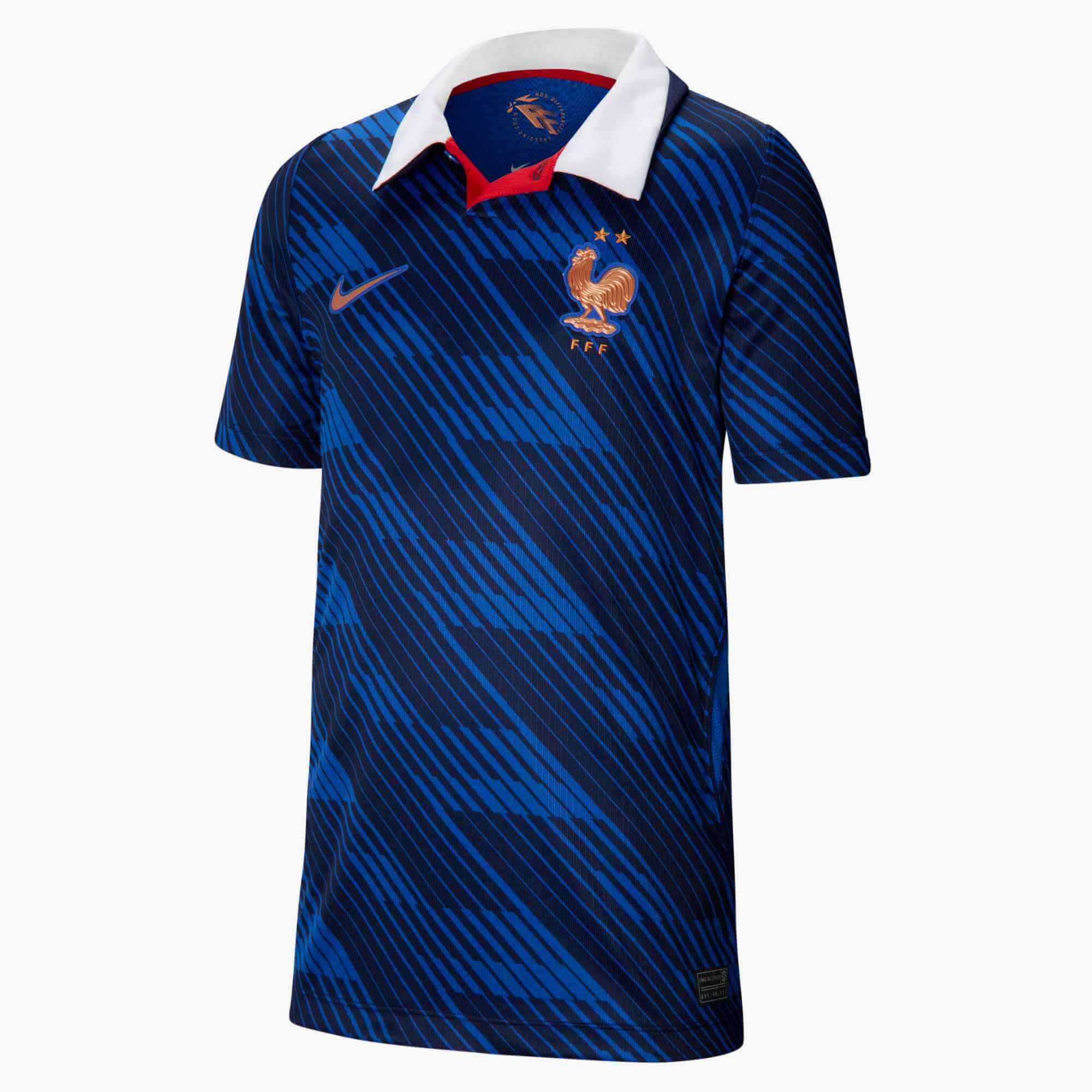 Nike 2026 France Youth Stadium Home Soccer Jersey 1