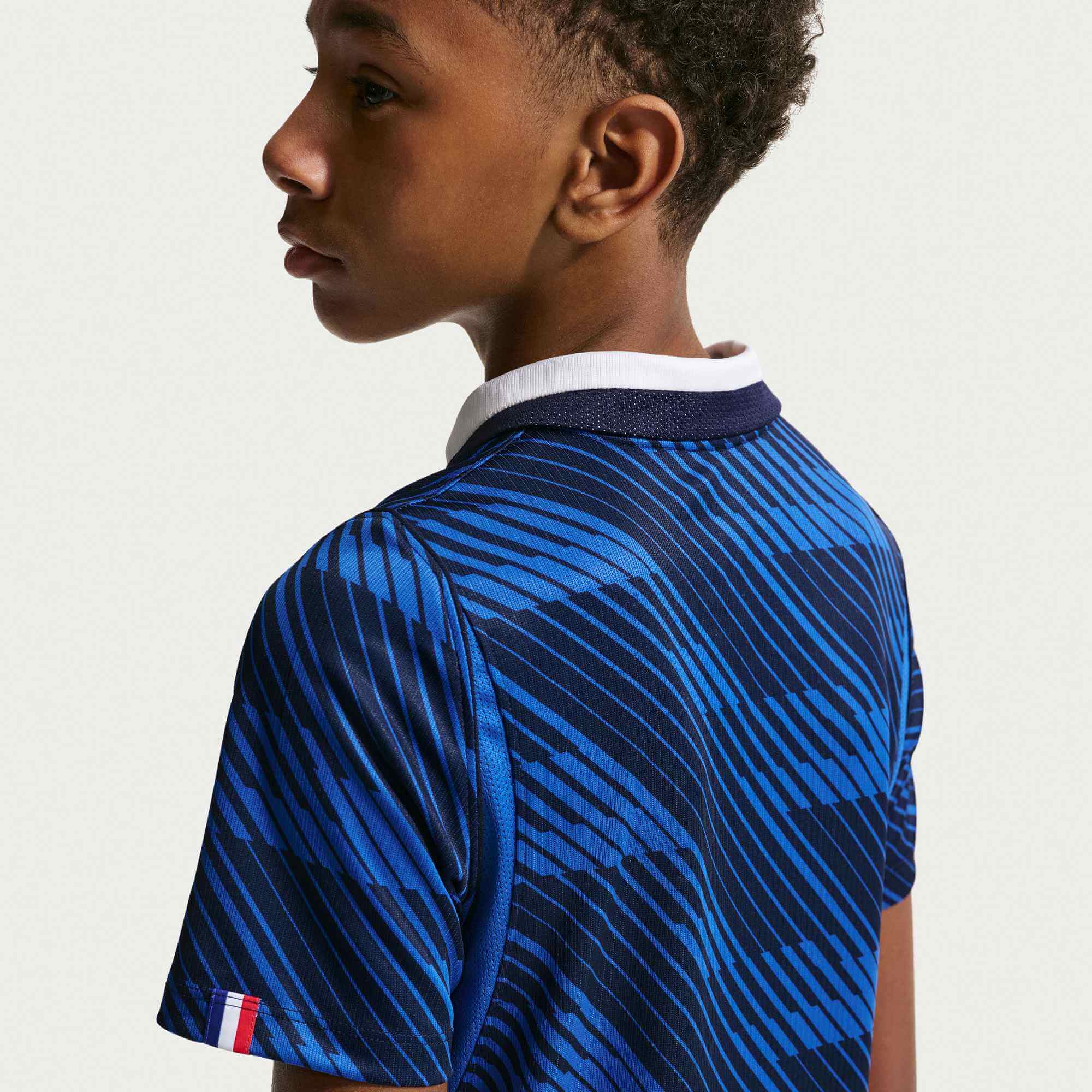 Nike 2026 France Youth Stadium Home Soccer Jersey 7