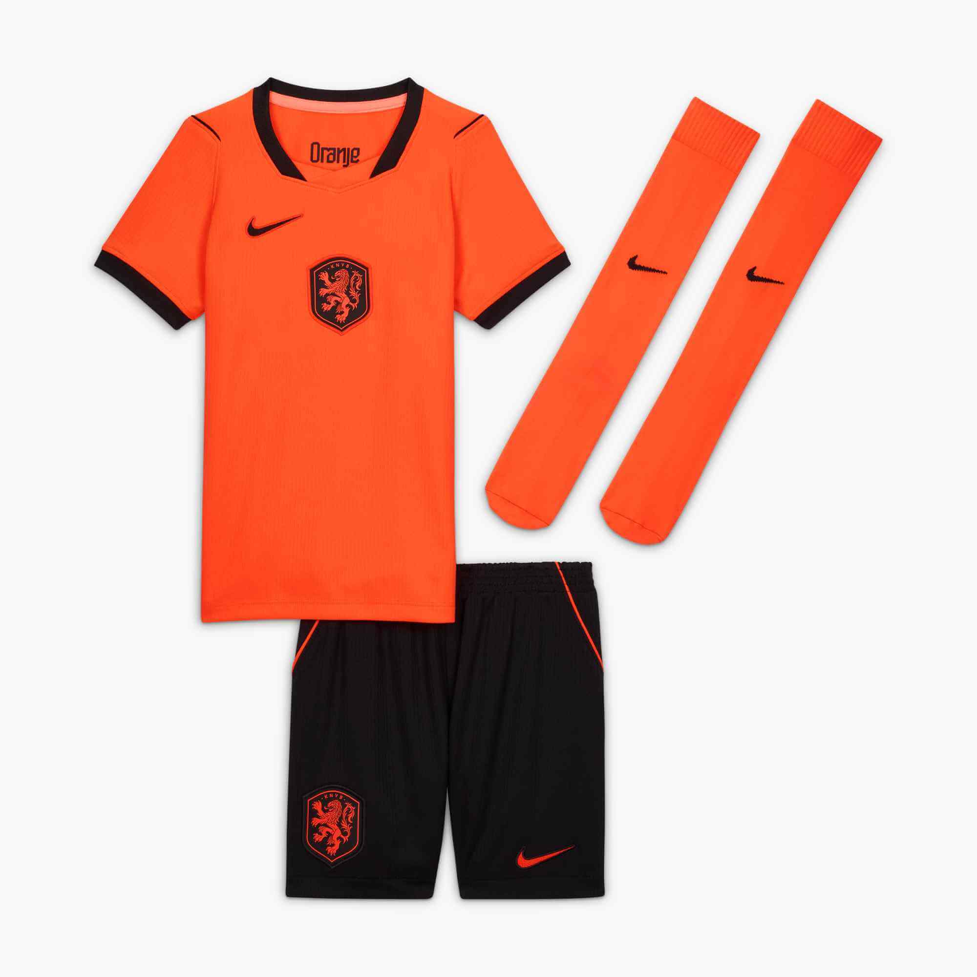 Nike 2026 Netherlands Little Kids' Stadium Home Kit 1