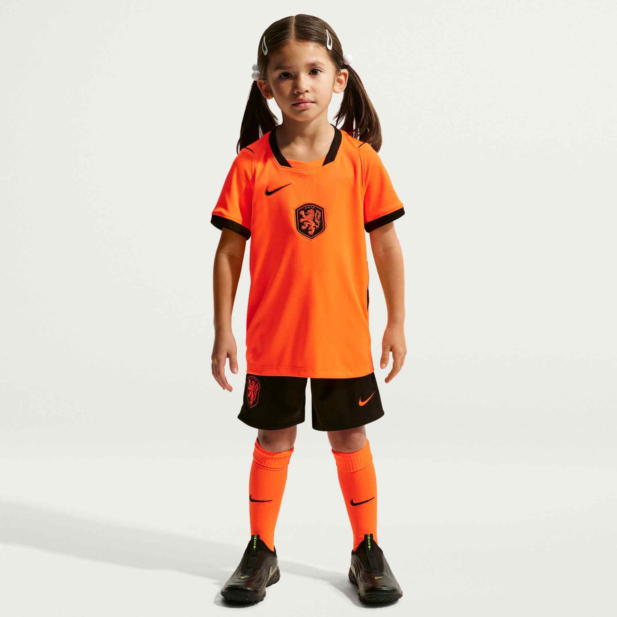 Nike 2026 Netherlands Little Kids' Stadium Home Kit 3