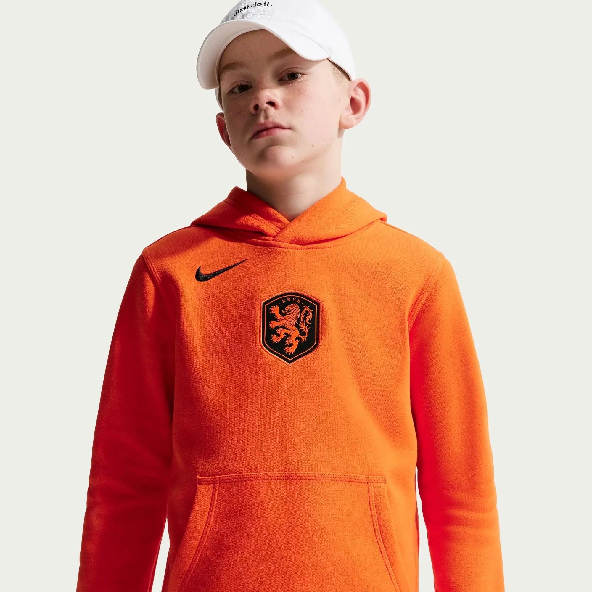 Nike 2026 Netherlands Youth Club Pullover Hoodie 3