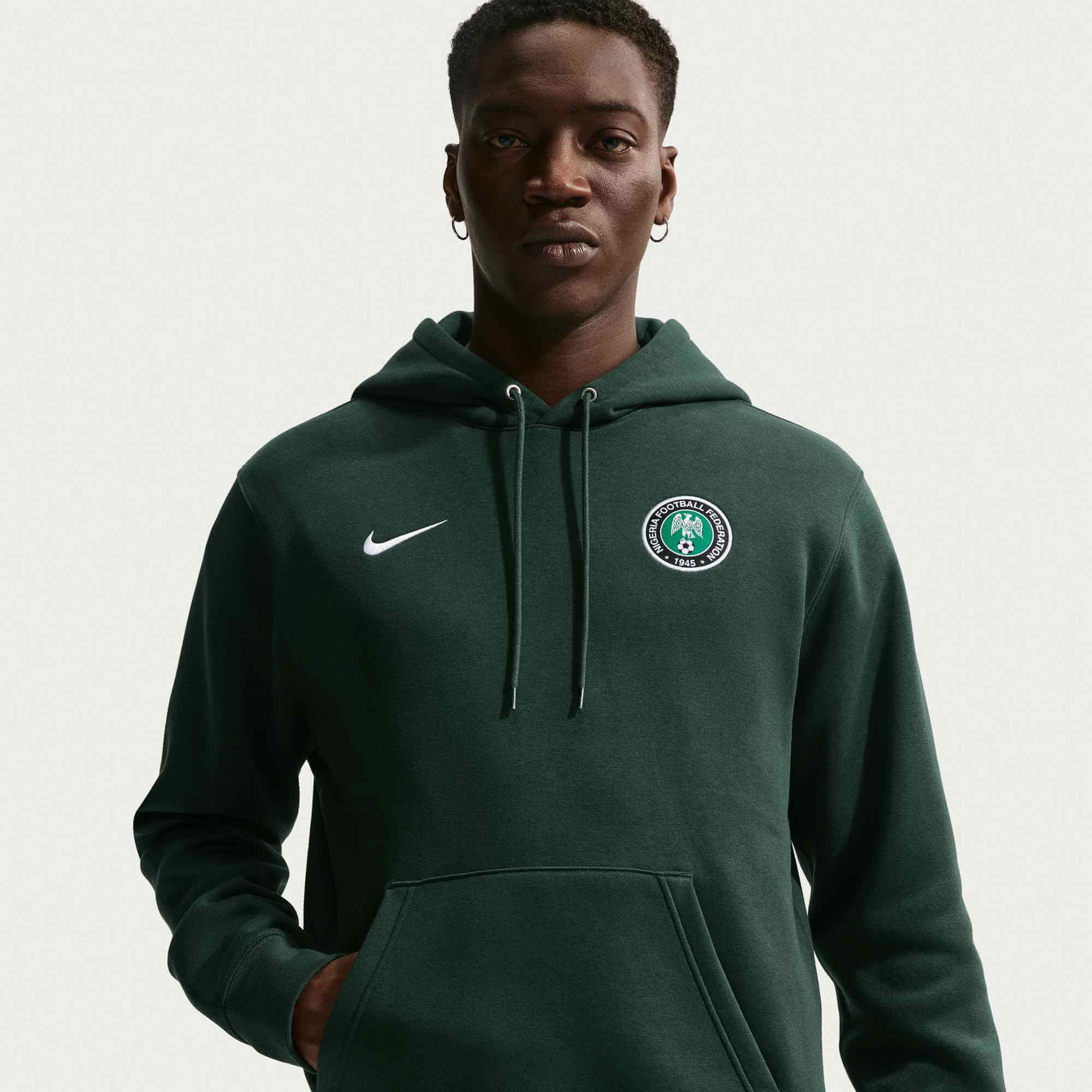 Nike 2026 Nigeria Men's Club Pullover Hoodie 4