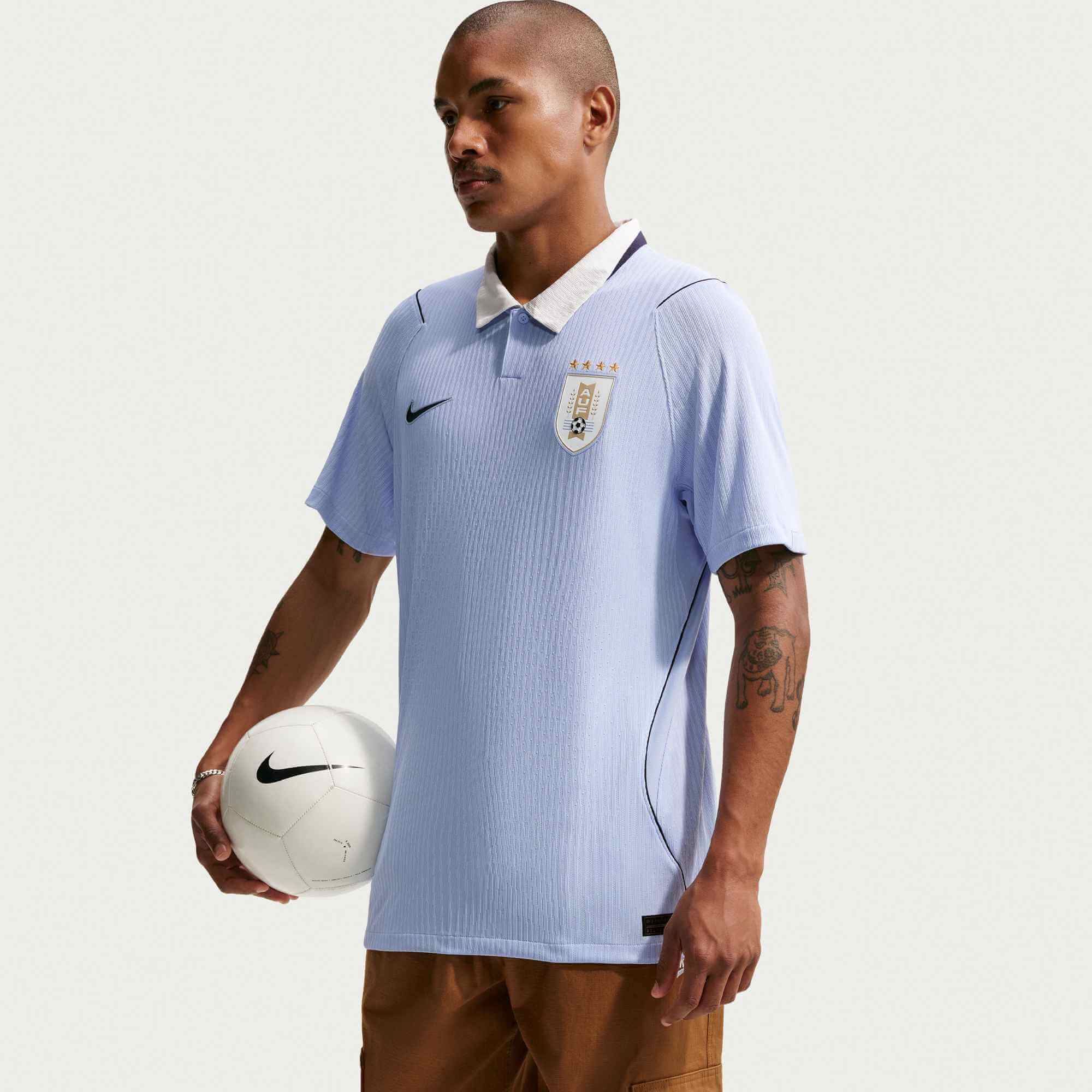 Nike 2026 Uruguay Men's Authentic Home Soccer Jersey 3