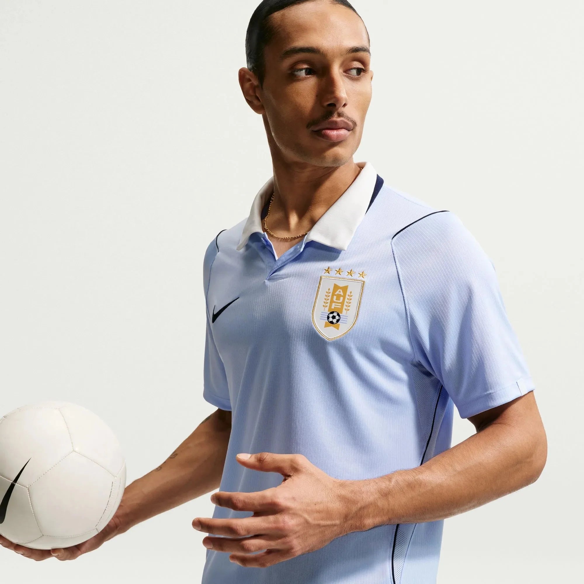 Nike 2026 Uruguay Men's Stadium Home Soccer Jersey 6