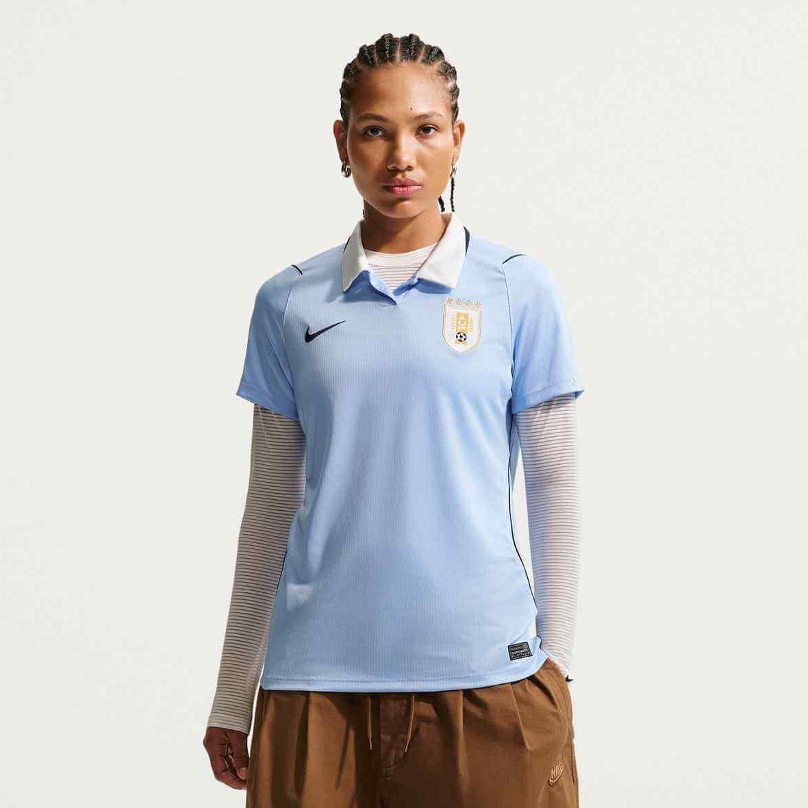 Nike 2026 Uruguay Women's Stadium Home Soccer Jersey 1