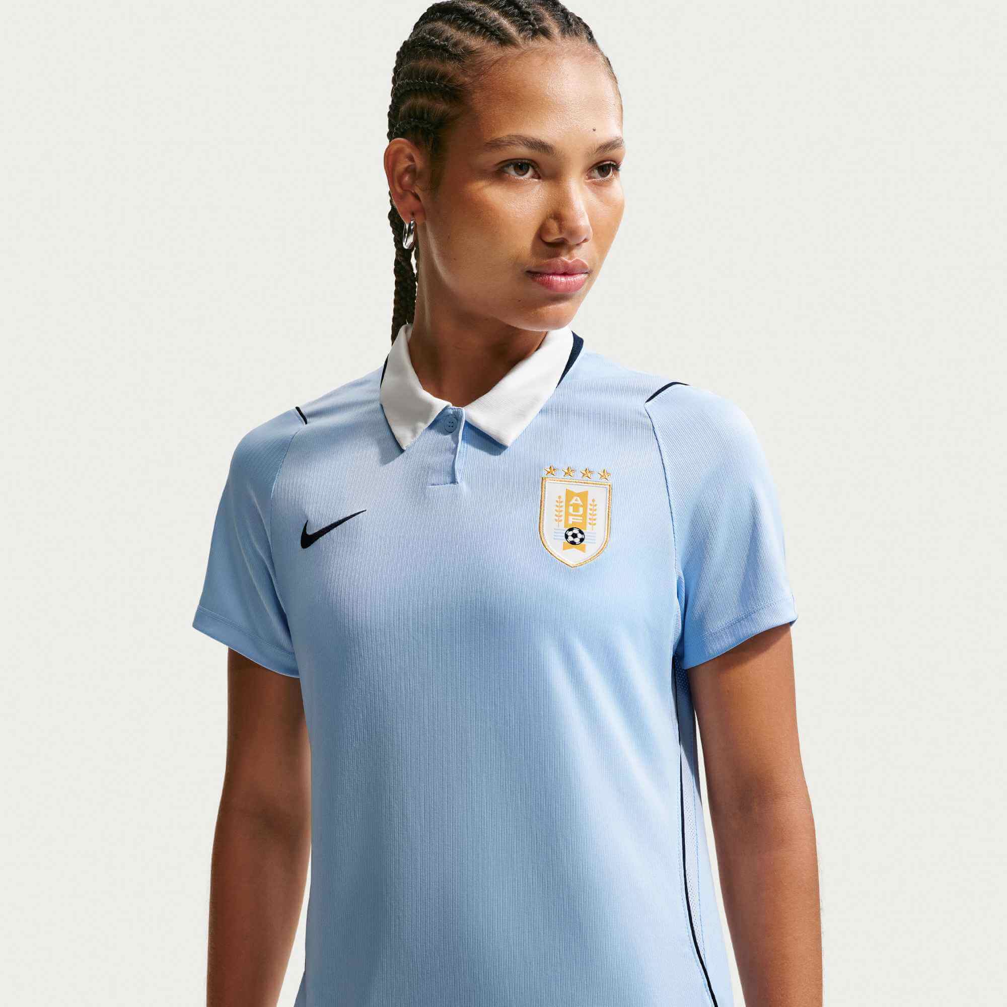 Nike 2026 Uruguay Women's Stadium Home Soccer Jersey 4