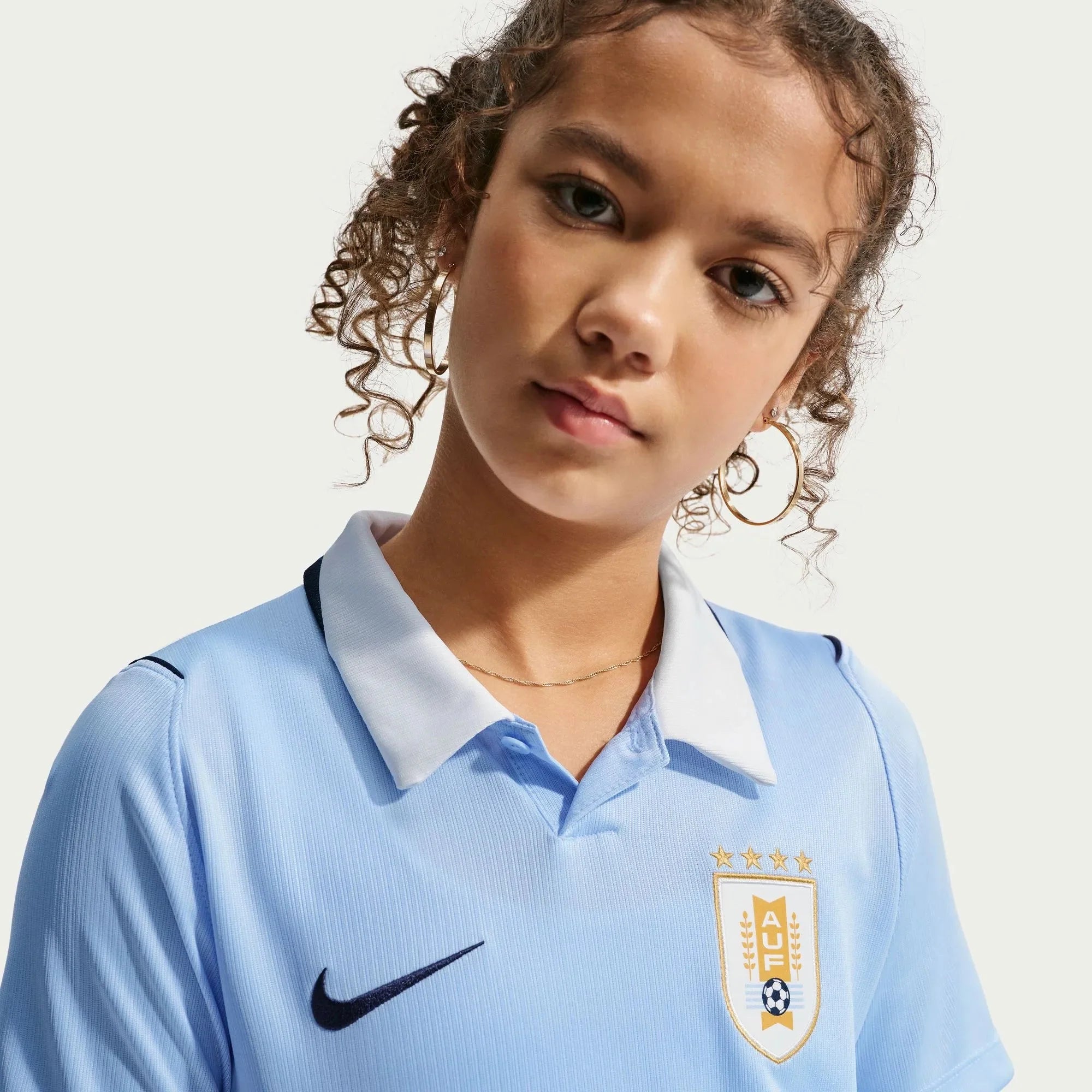 Nike 2026 Uruguay Youth Stadium Home Soccer Jersey 8