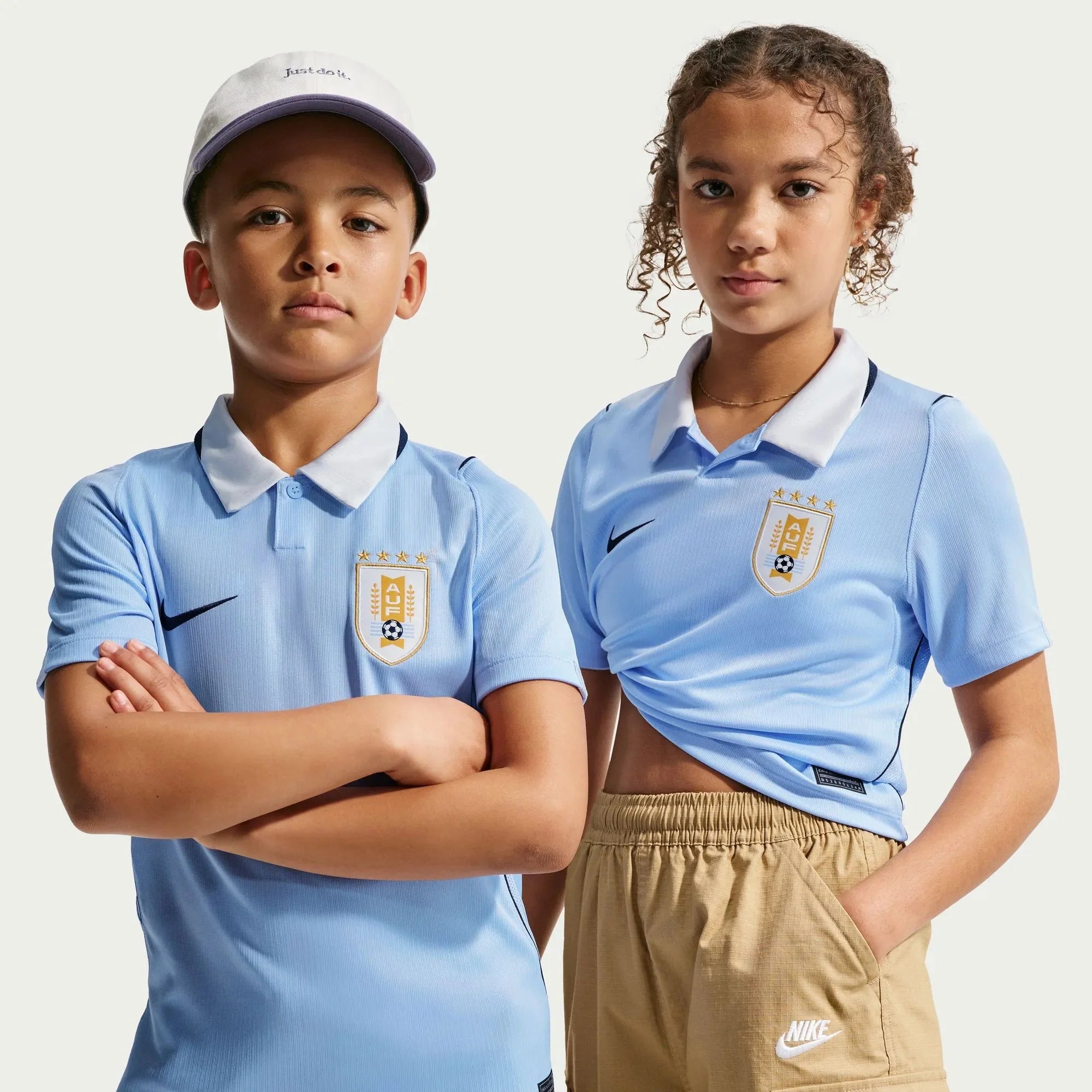 Nike 2026 Uruguay Youth Stadium Home Soccer Jersey 3
