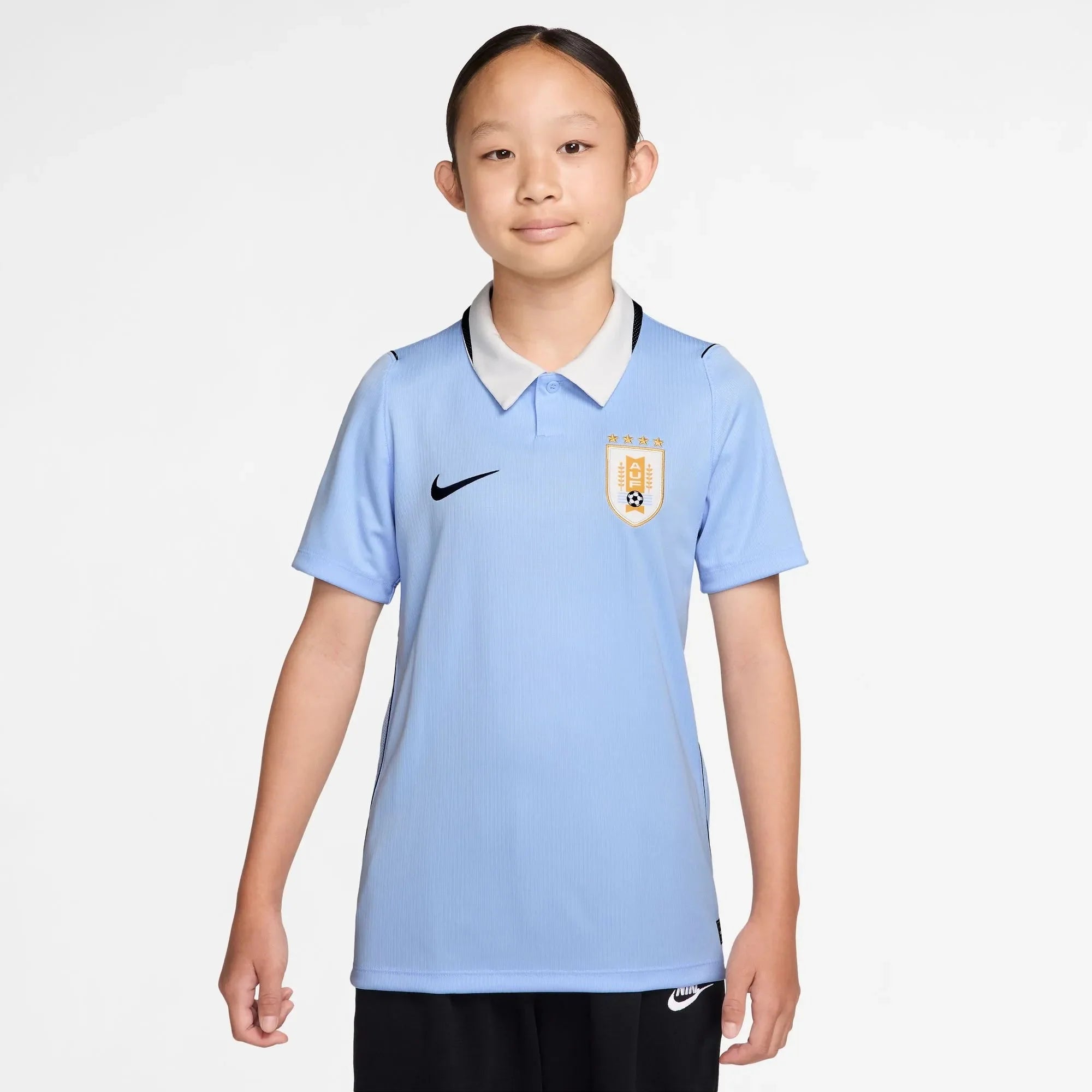Nike 2026 Uruguay Youth Stadium Home Soccer Jersey 4