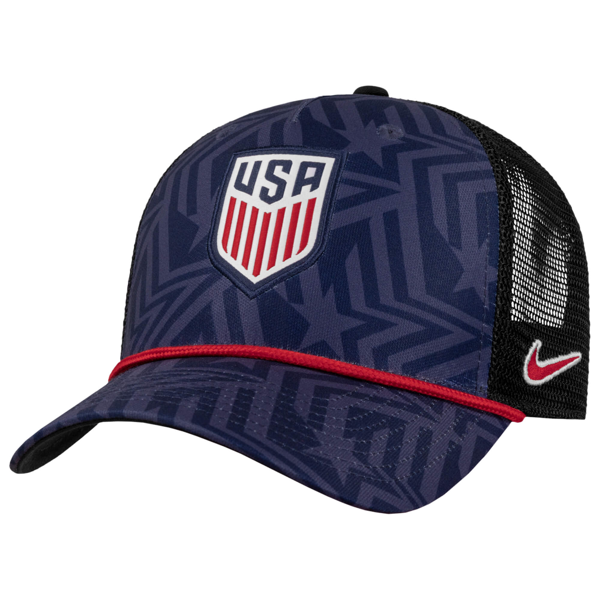 Nike 2026 USMNT AOP Rise Rope Trucker Hat 1