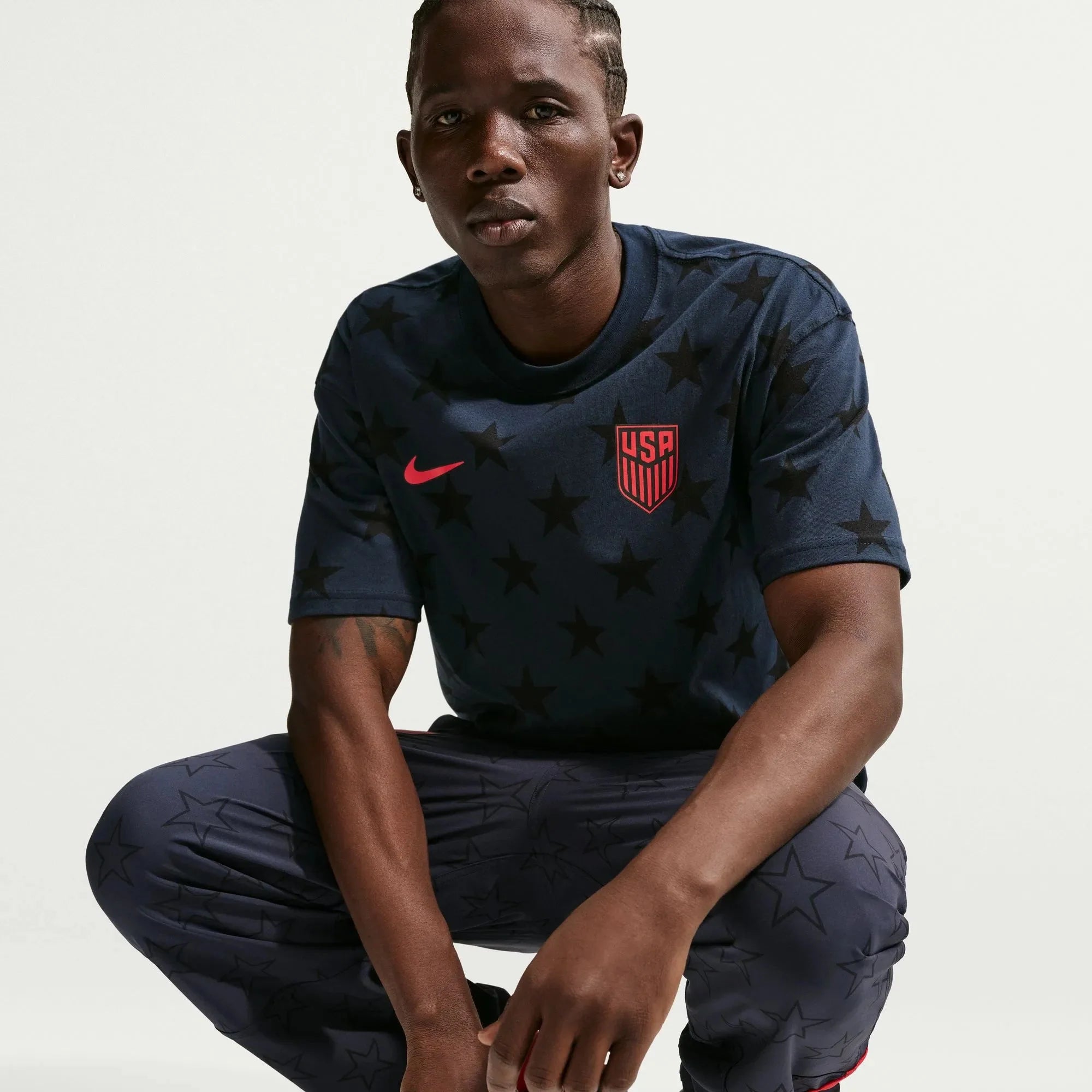 Nike 2026 USMNT Men's All Over Print Tee 4