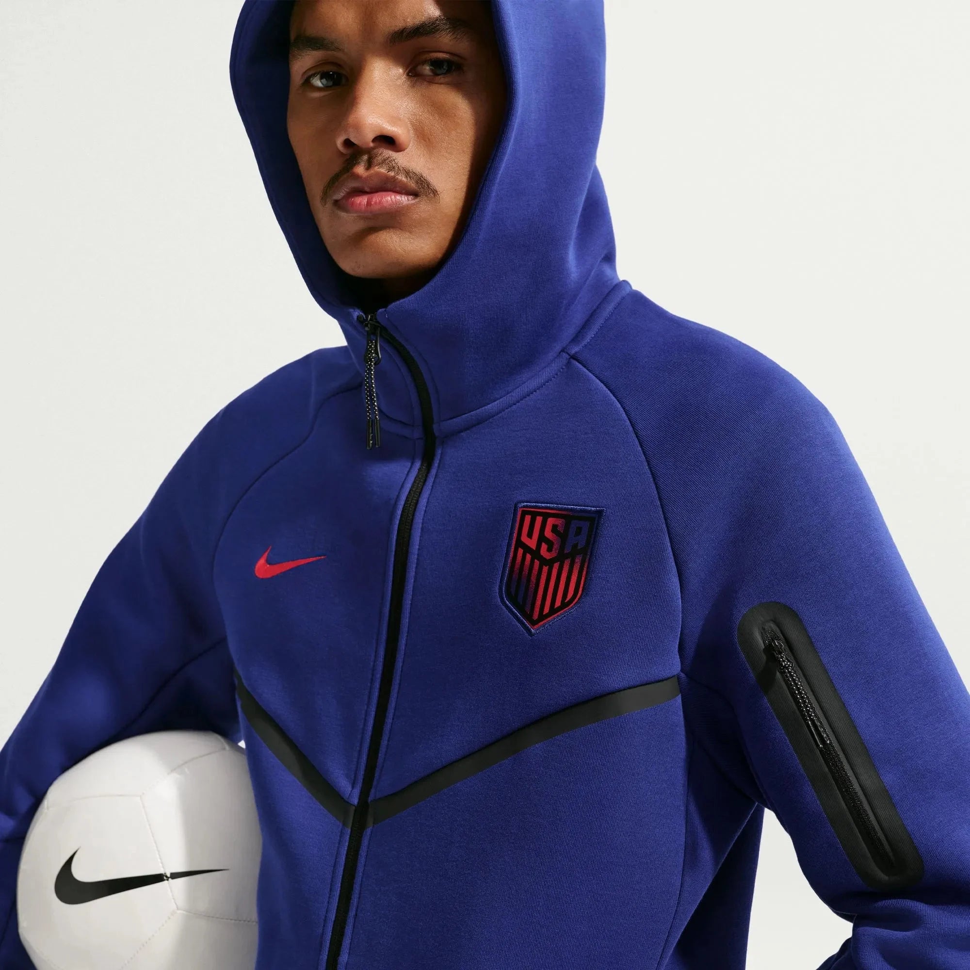 Nike 2026 USMNT Men's Full-Zip Tech Fleece Hoodie 5