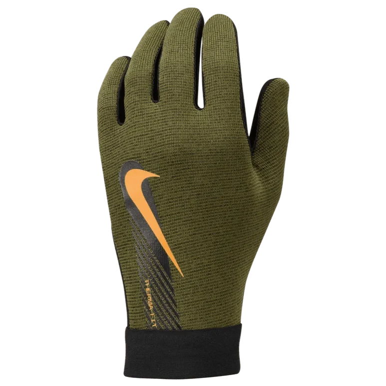 Nike Academy Hyperwarm Gloves - Olive Green-Black 1