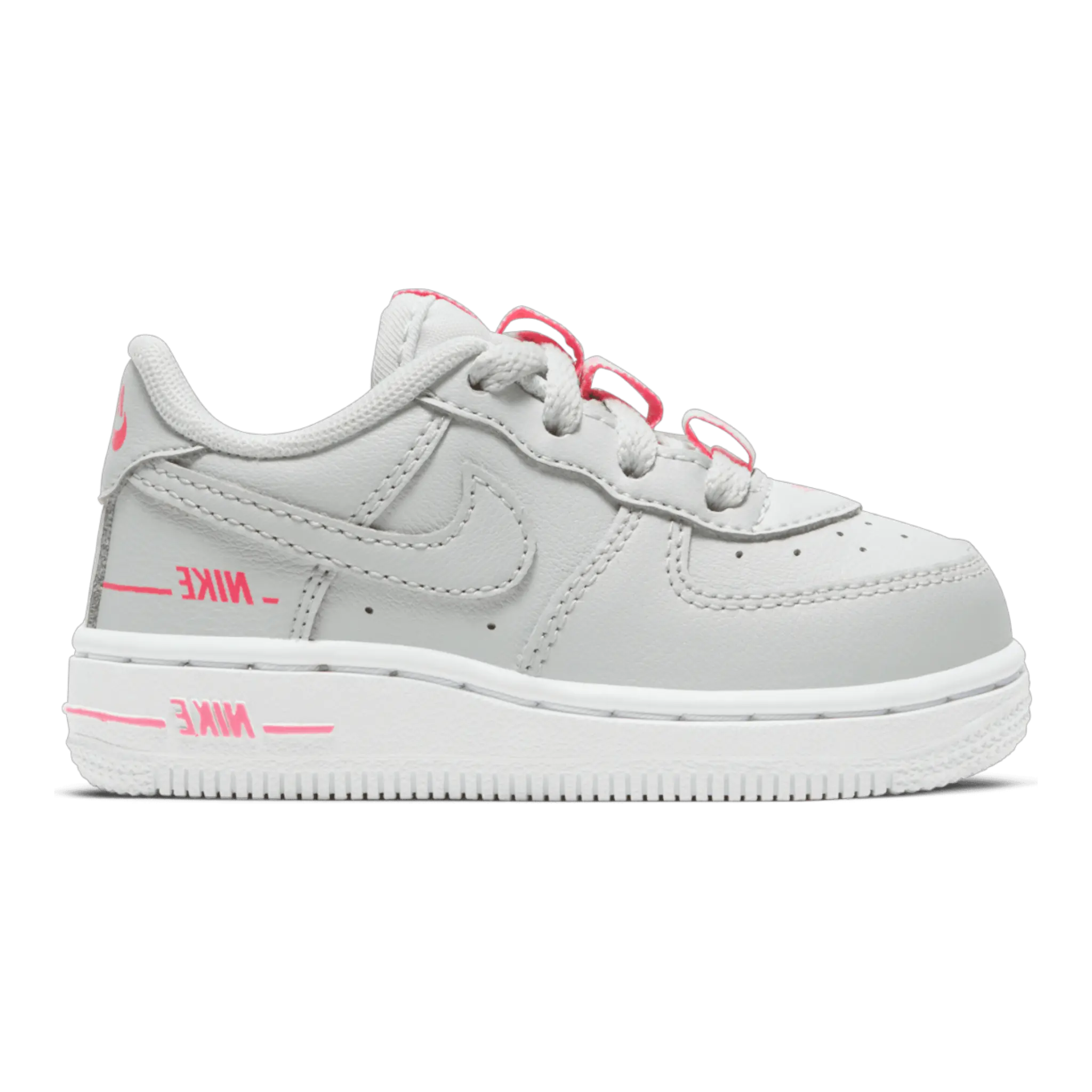 Nike Air Force 1 LV8 Toddler Sneakers Photon Dust/Digital Pink/White 1