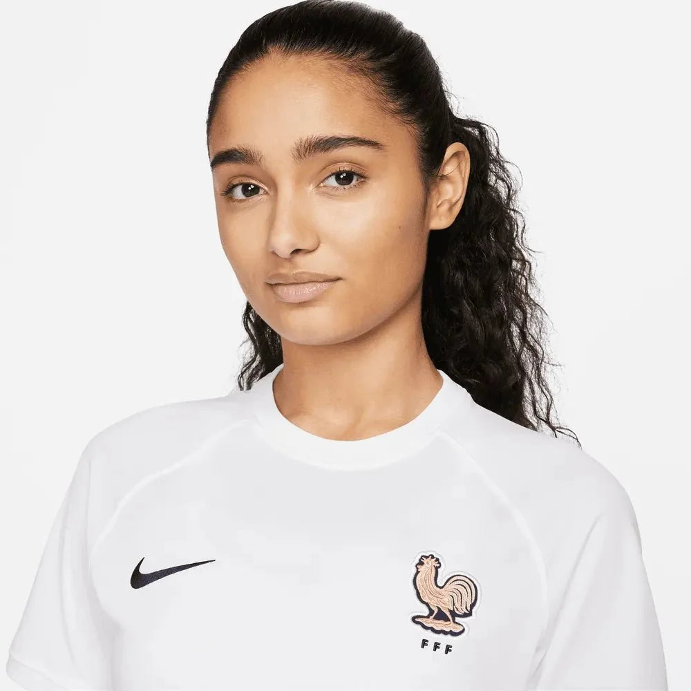 Nike France Women's EC22 Away Jersey - White-Pink Glaze 5