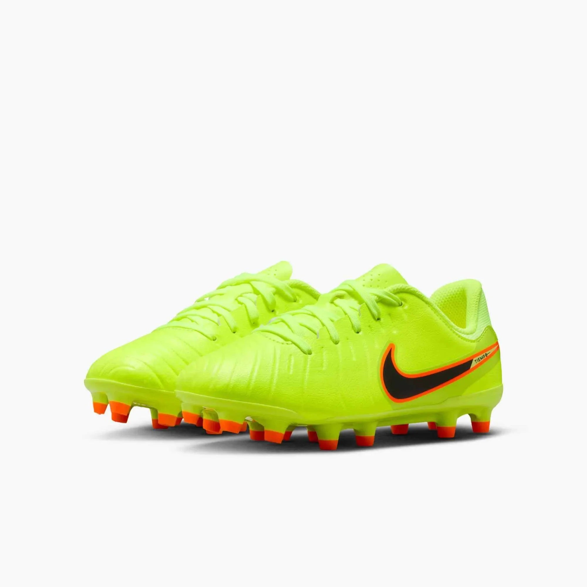 Nike Junior Legend 10 Academy Firm/Multi Ground Soccer Cleats - Max Voltage Pack (HO25) 3