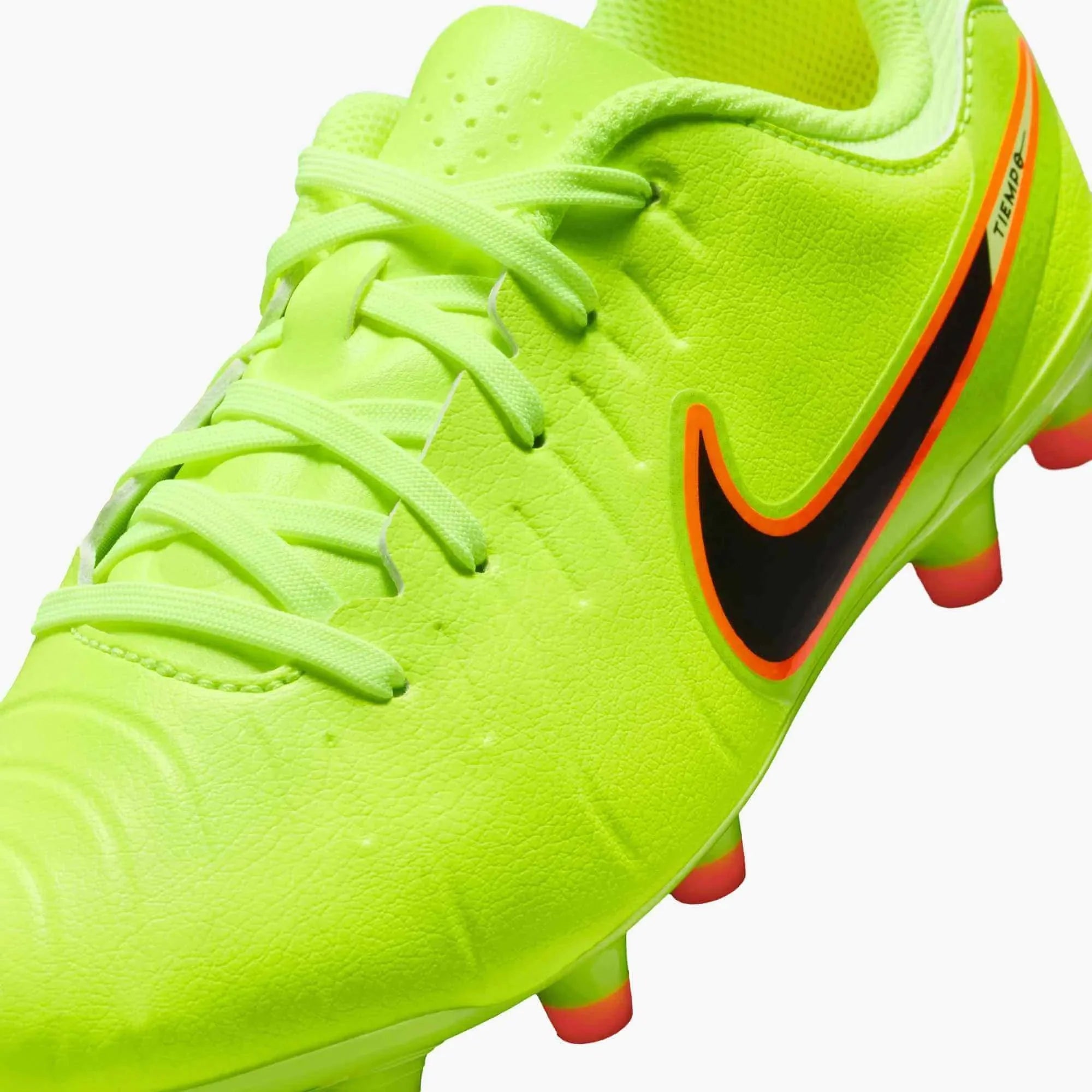 Nike Junior Legend 10 Academy Firm/Multi Ground Soccer Cleats - Max Voltage Pack (HO25) 8