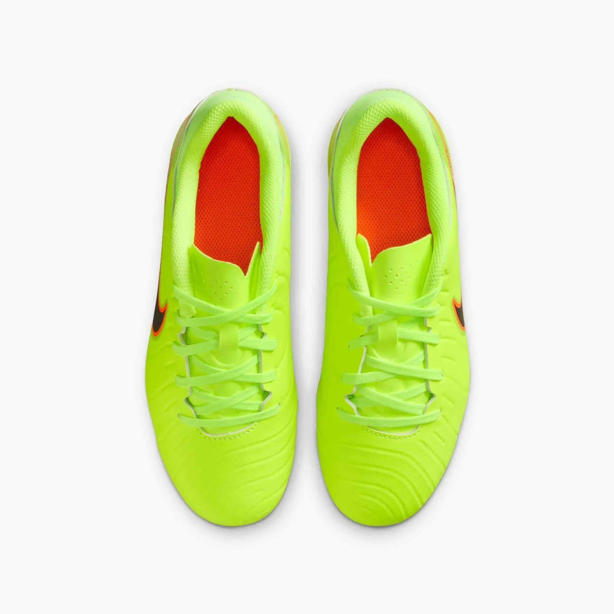 Nike Junior Legend 10 Academy Firm/Multi Ground Soccer Cleats - Max Voltage Pack (HO25) 4