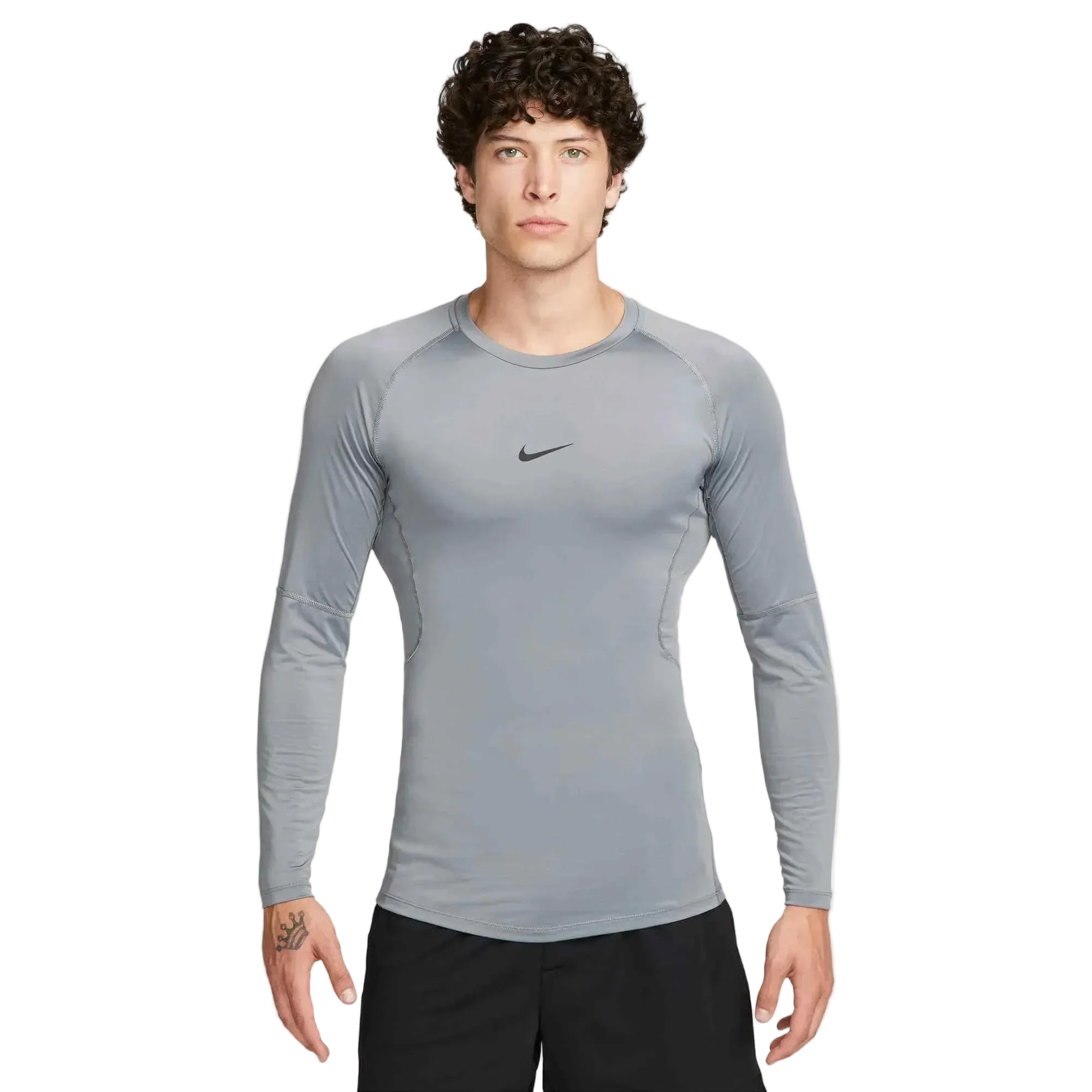 Nike Men's Pro Dri-Fit Tight Long-Sleeve Fitness Top 5