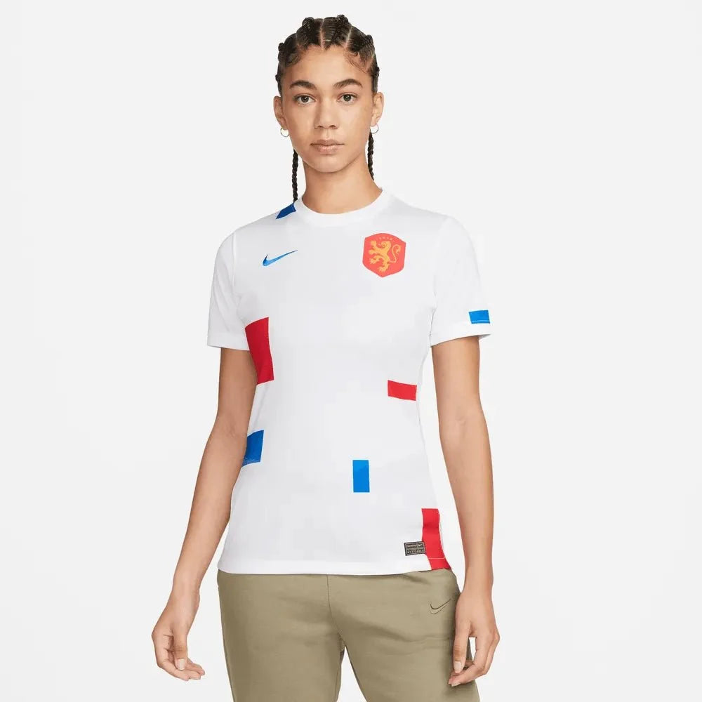 Nike Netherlands Women's EC22 Away Jersey - White-Soar 3