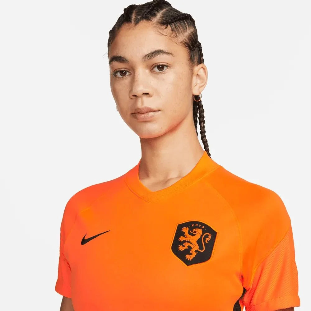 Nike Netherlands Women's EC22 Home Jersey - Total Orange-Black 5