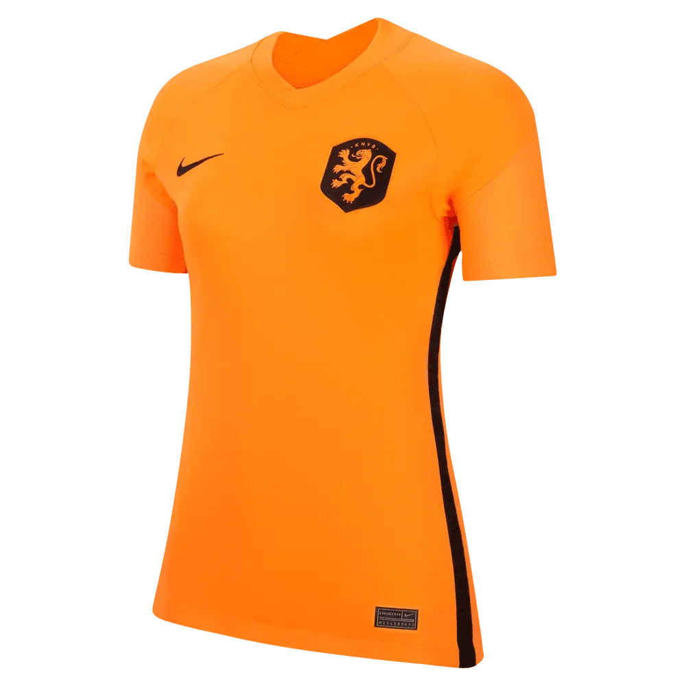 Nike Netherlands Women's EC22 Home Jersey - Total Orange-Black 1