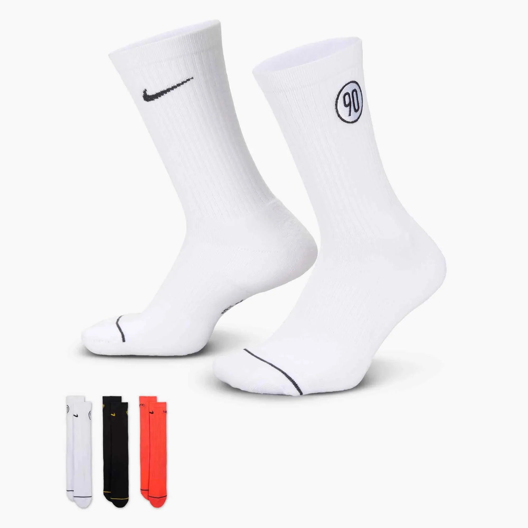Nike Total 90 Cushioned Crew Socks (3 Pairs) 1