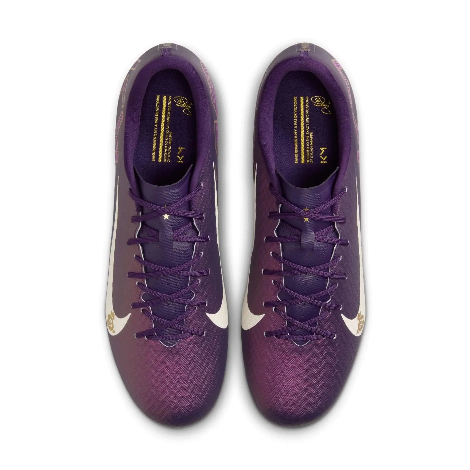 Nike Zoom Vapor 16 Academy KM Firm/Multi Ground Soccer Cleats - Mbappe PE (SU25) 4