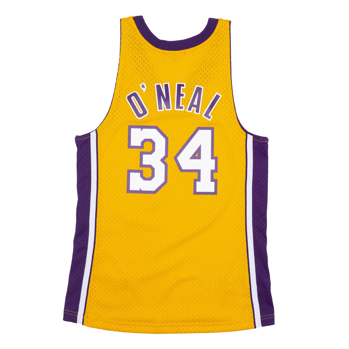 Los Angeles Lakers - NBA Women's Swingman Shaquille O'Neal 99' Yellow Jersey 2