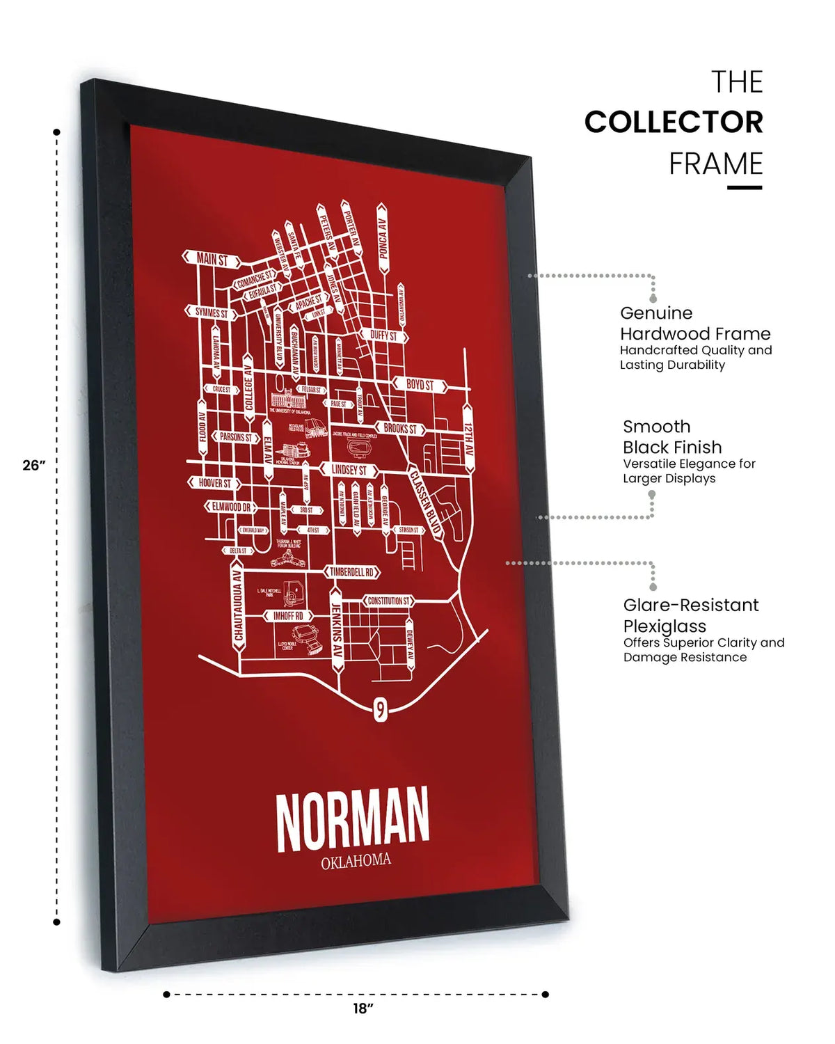 Norman, Oklahoma street map 12